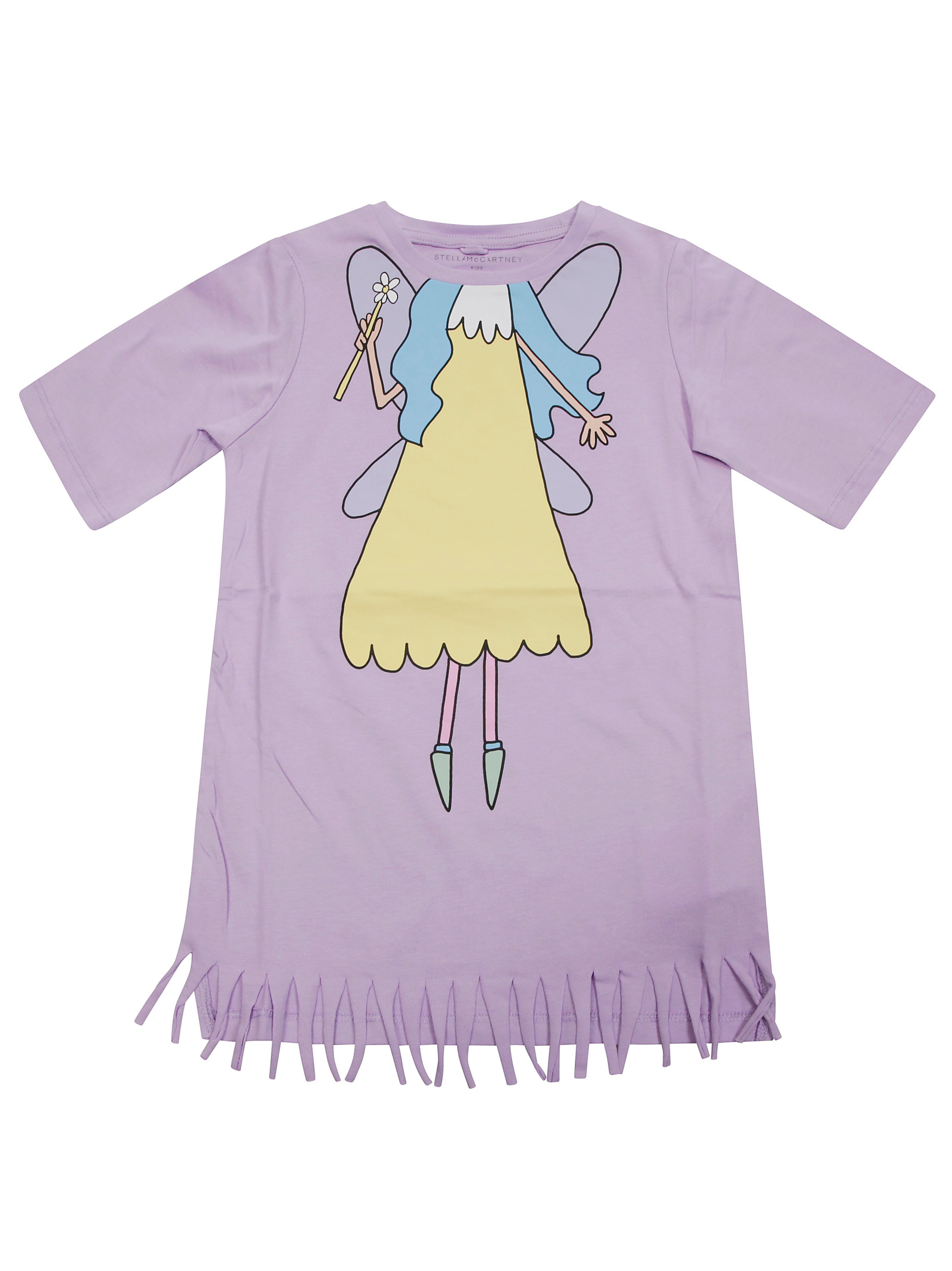 STELLA MC CARTNEY Mini T-Shirt Dress with Front and Back Print