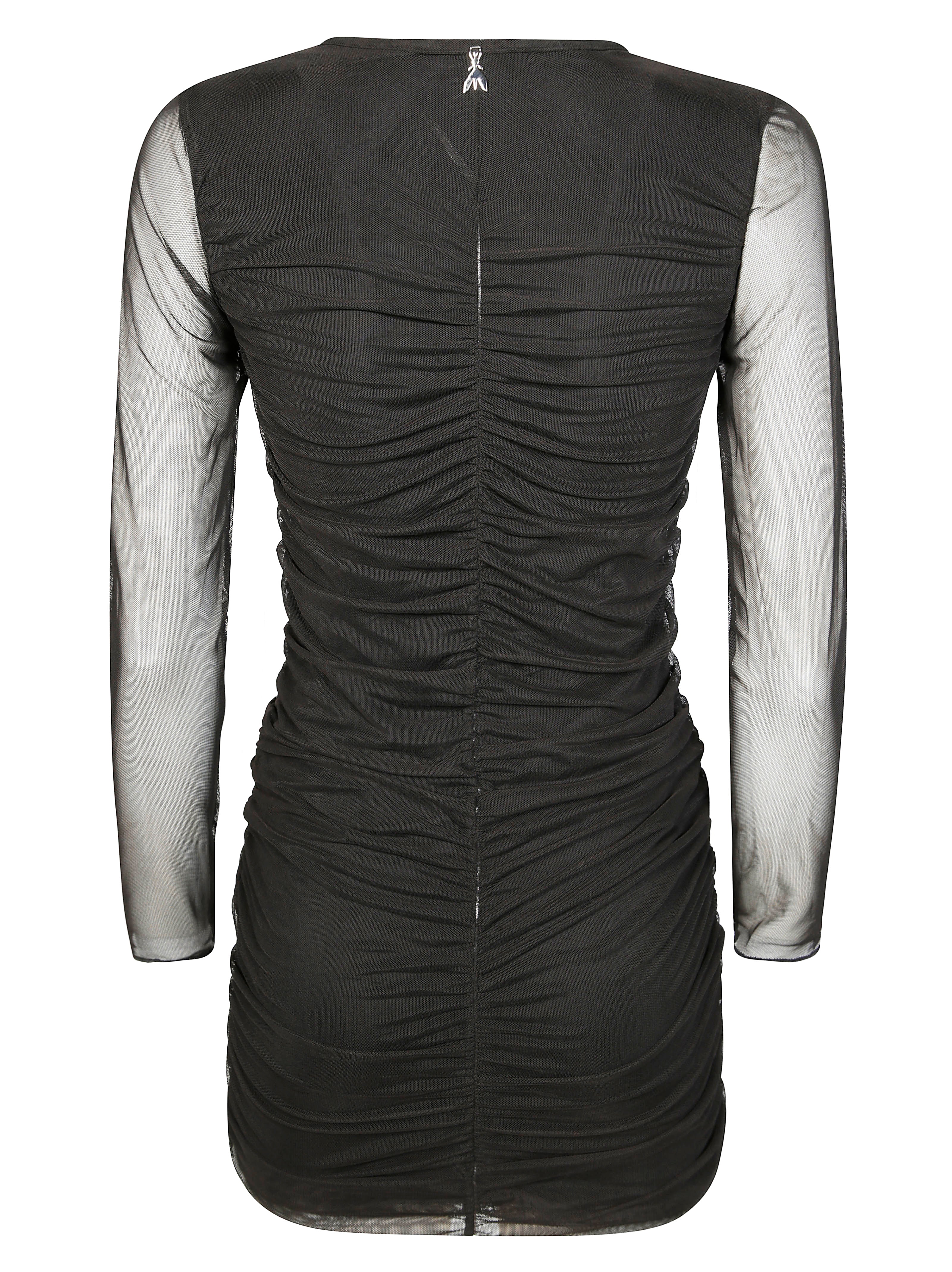 PATRIZIA PEPE Mini Tulle Suit with Strass Detailing