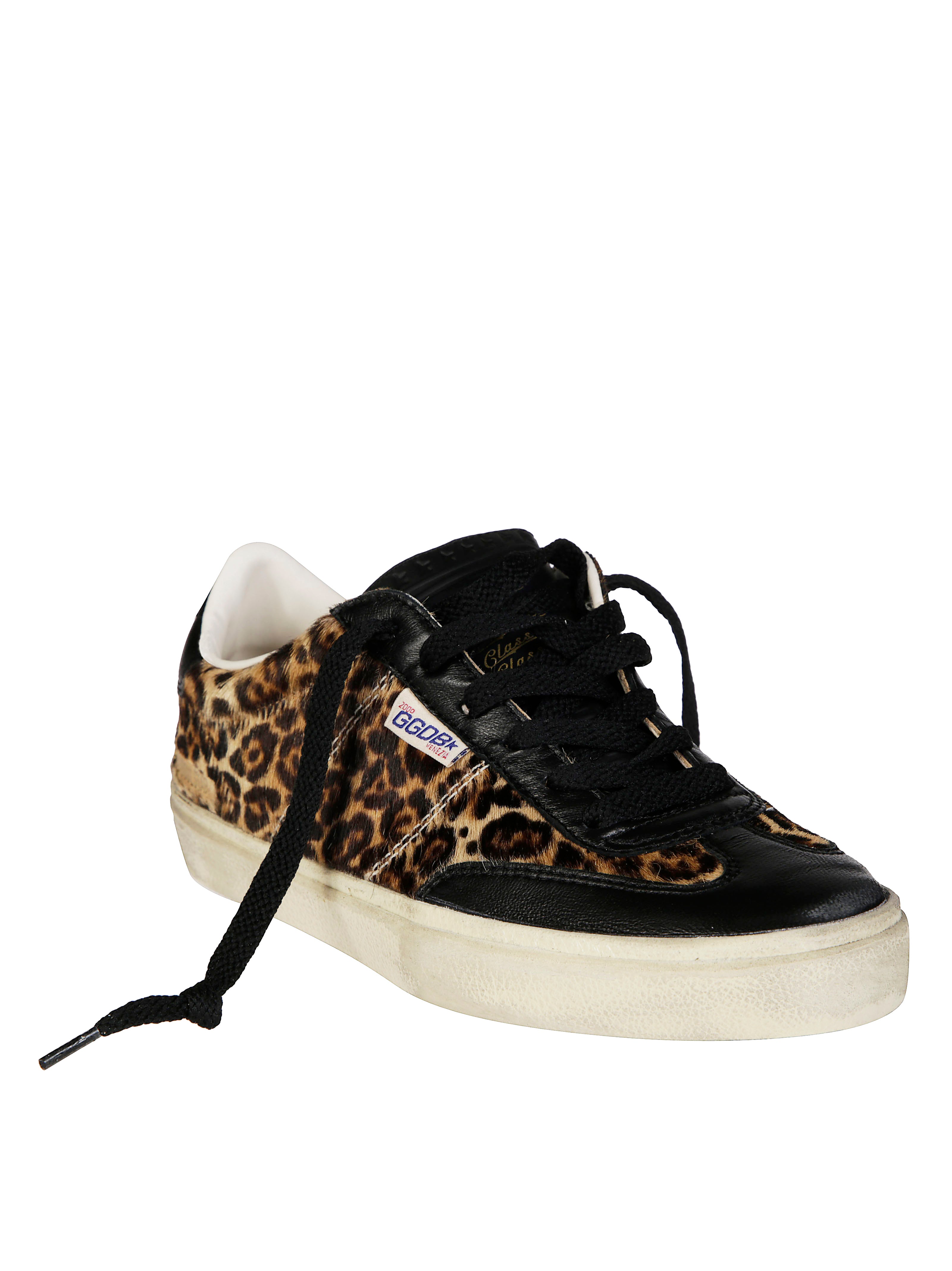 GOLDEN GOOSE Soul Star Leopard Sneakers for Men