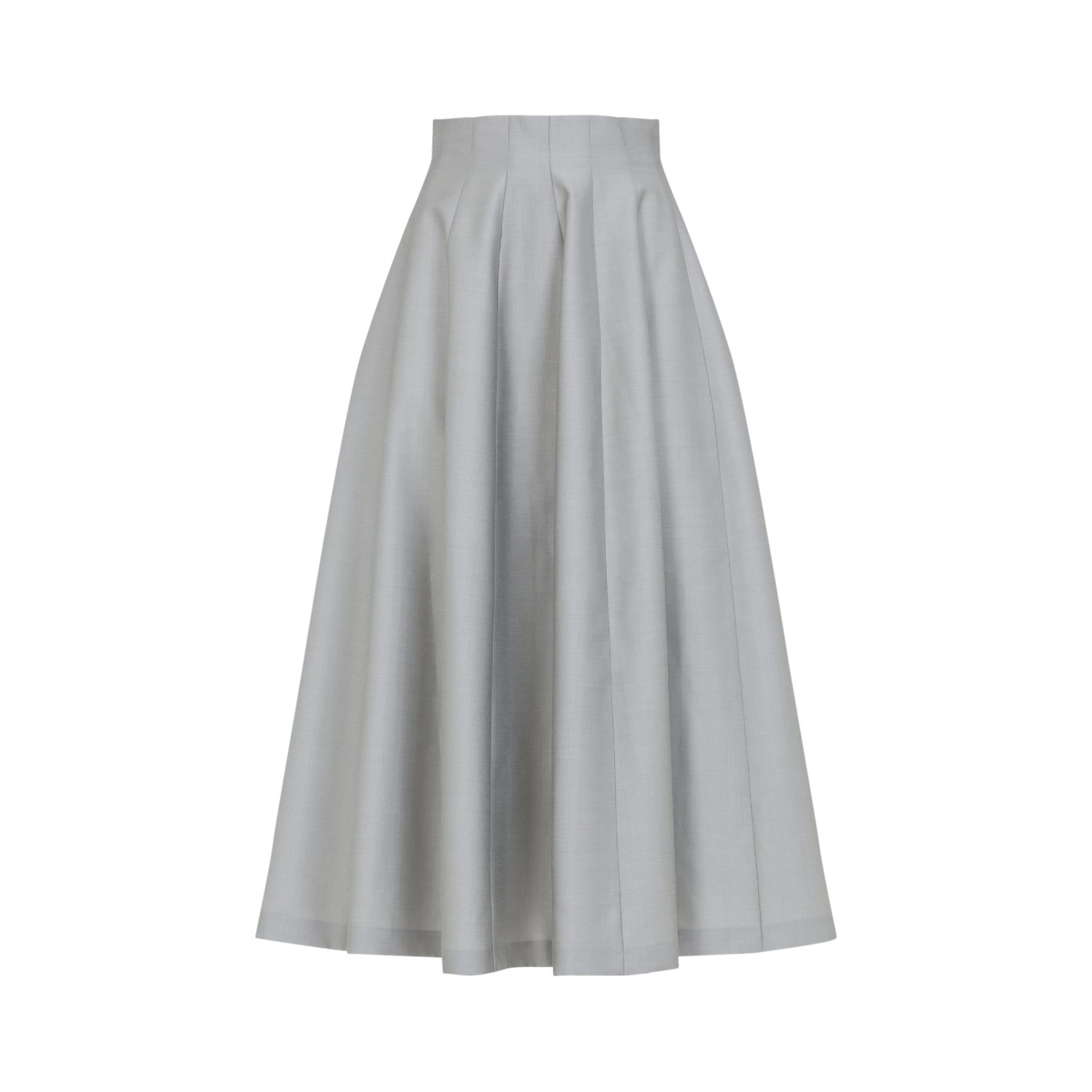 ALBERTA FERRETI Elegant Virgin Wool Midi Skirt for Women