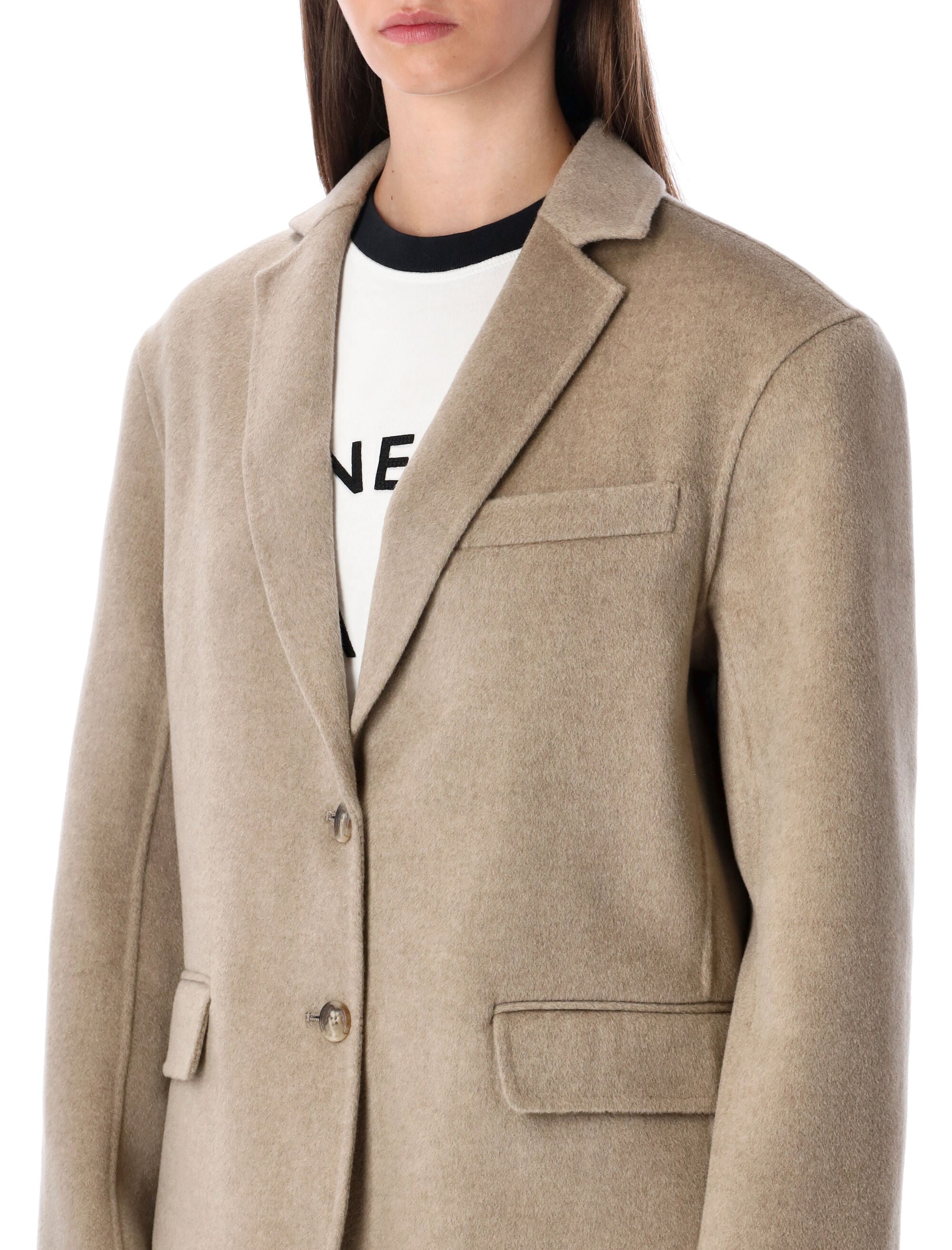 ANINE BING Oversized Wool Cashmere Blazer - Size S