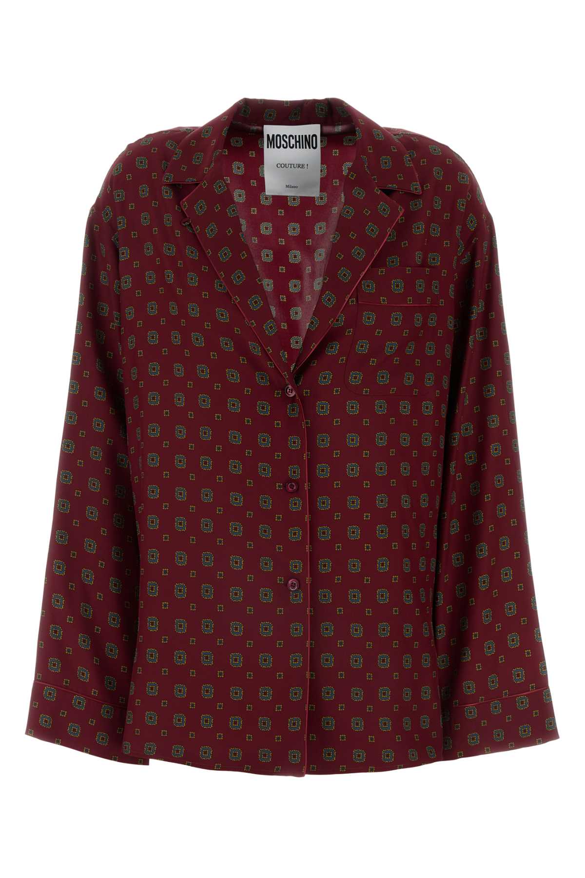 MOSCHINO COUTURE Silk Printed Shirt for Women