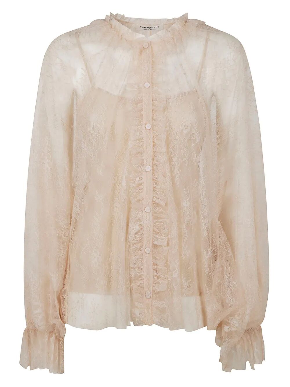 PHILOSOPHY DI LORENZO SERAFINI Floral Lace Blouse