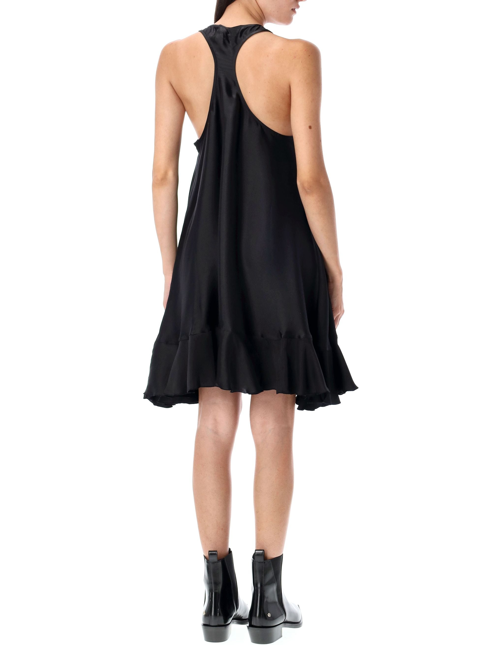 ANINE BING Silk Blend Lilith Mini Dress - Size S