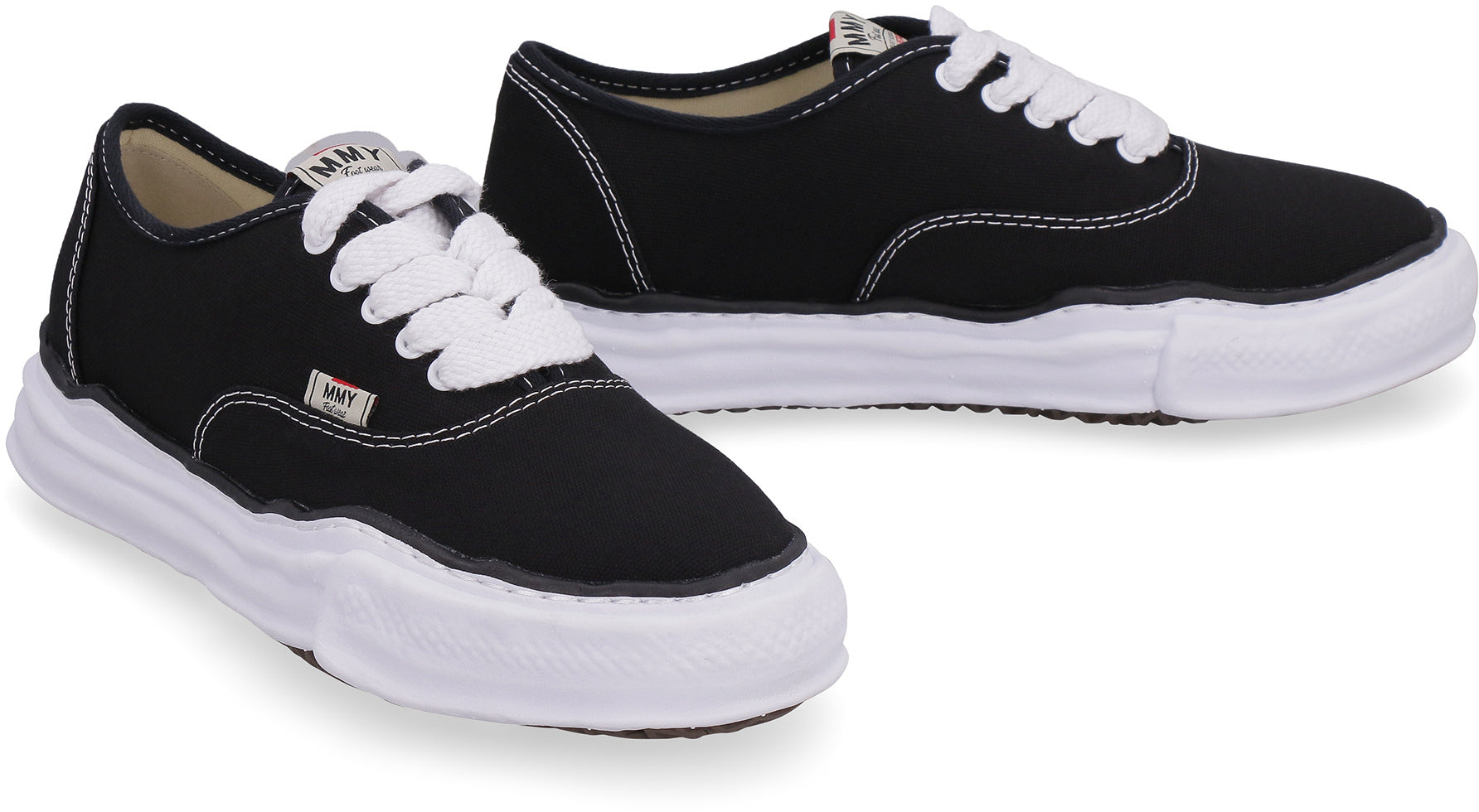 MAISON MIHARA YASUHIRO	 Handcrafted Low-Top Sneakers for Men