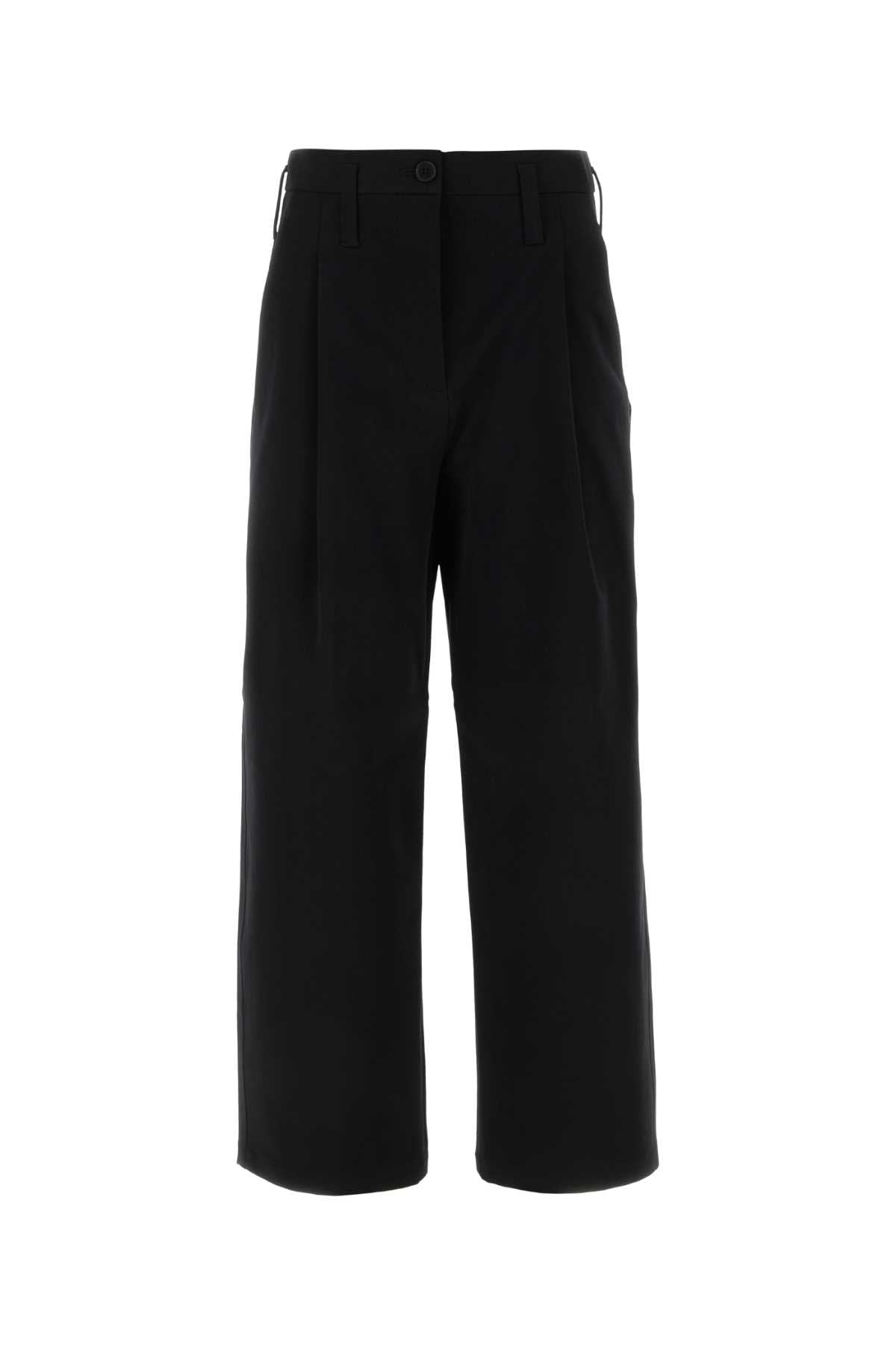 PHILOSOPHY DI LORENZO SERAFINI Wide-Leg Stretch Cotton Trousers for Women