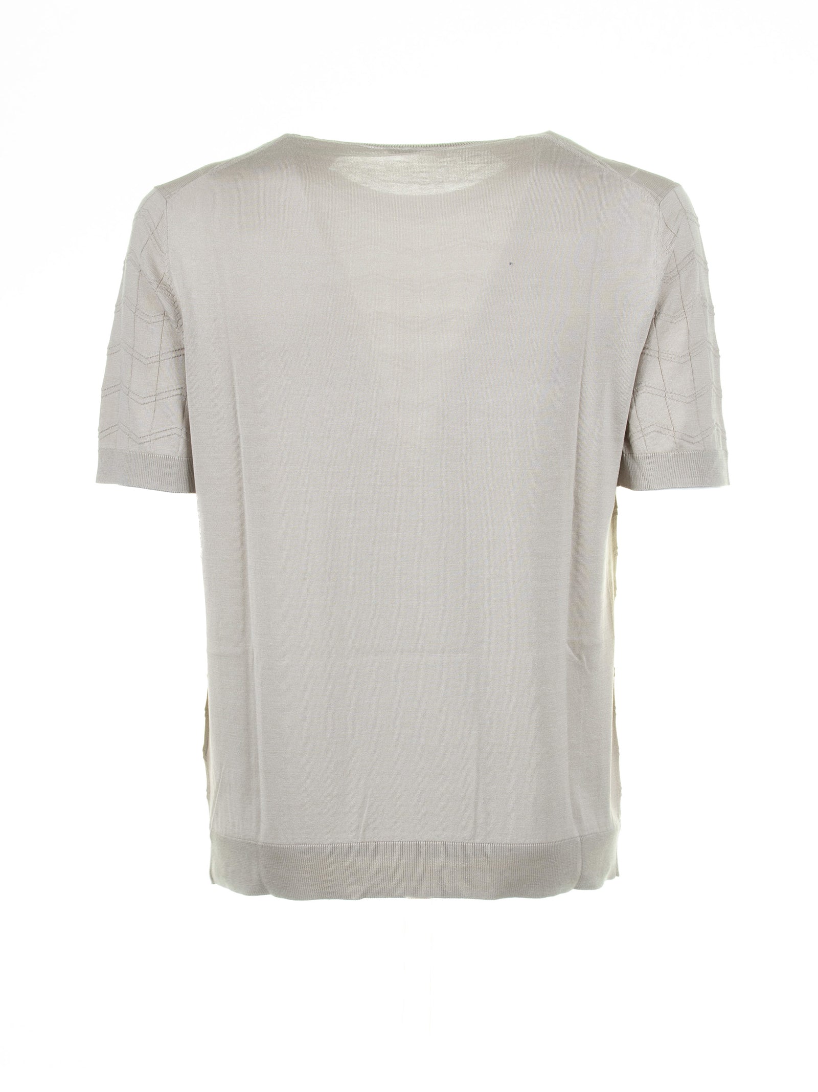 PAOLO PECORA Essential Cotton and Silk T-Shirt for Men - SS24 Collection