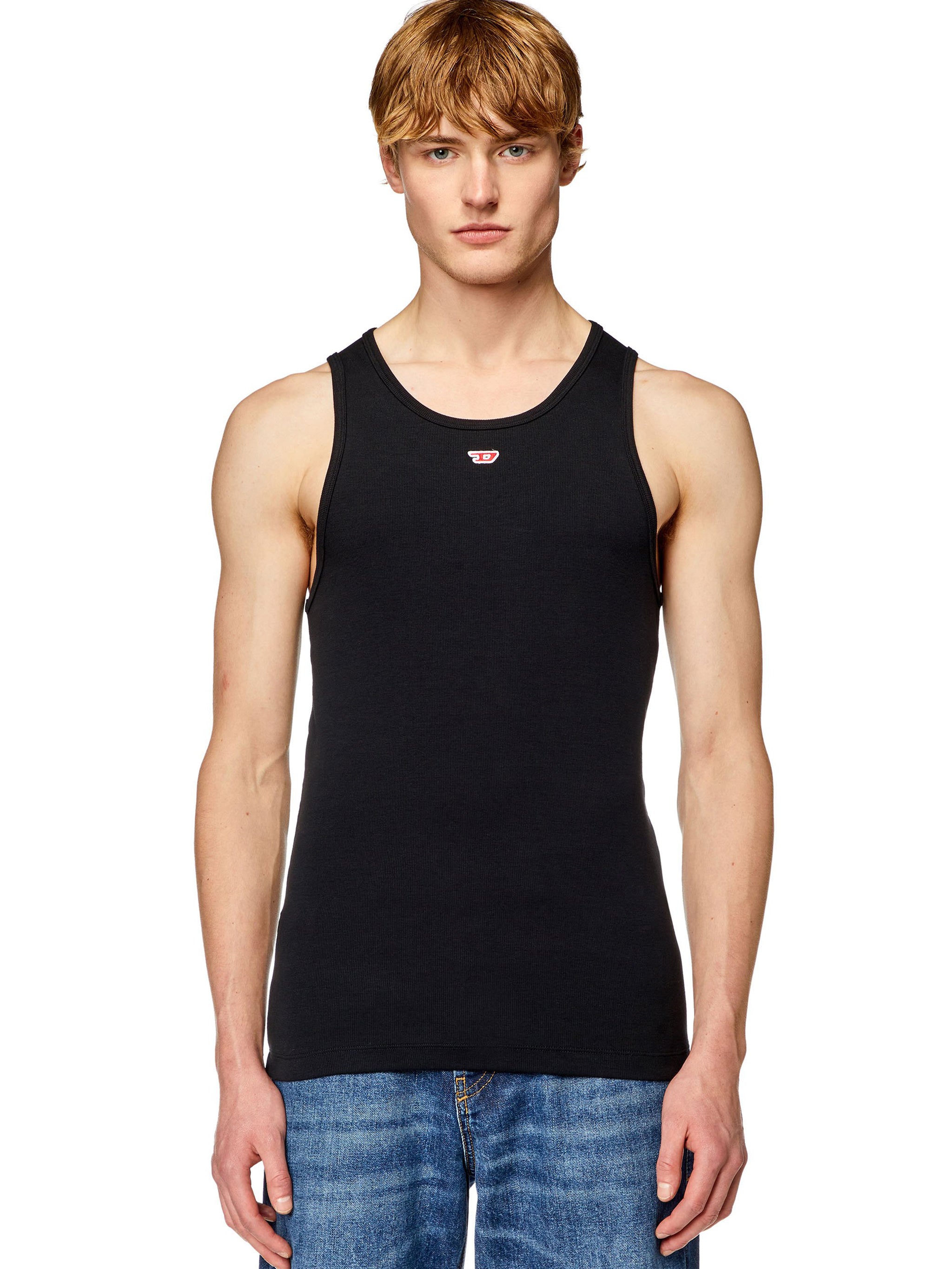 DIESEL Men's Slim Fit Mini Detail T-Shirt - Size S