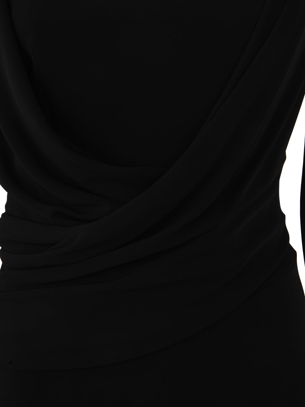 ALBERTA FERRETI Long Sleeves V Neck Midi Dress