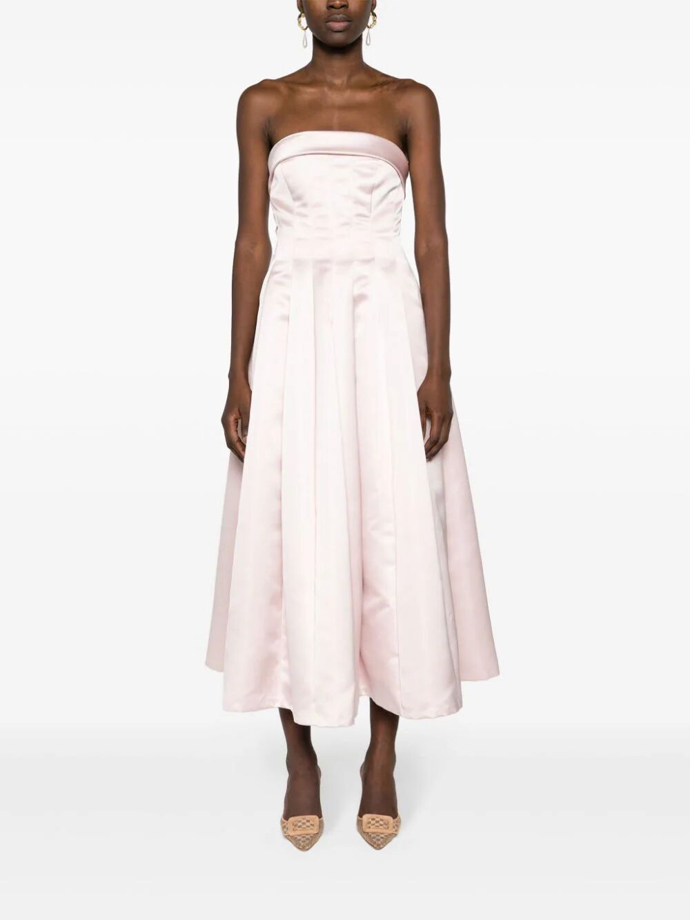 PHILOSOPHY DI LORENZO SERAFINI Duchesse Long Dress for Women - Spring/Summer 2025