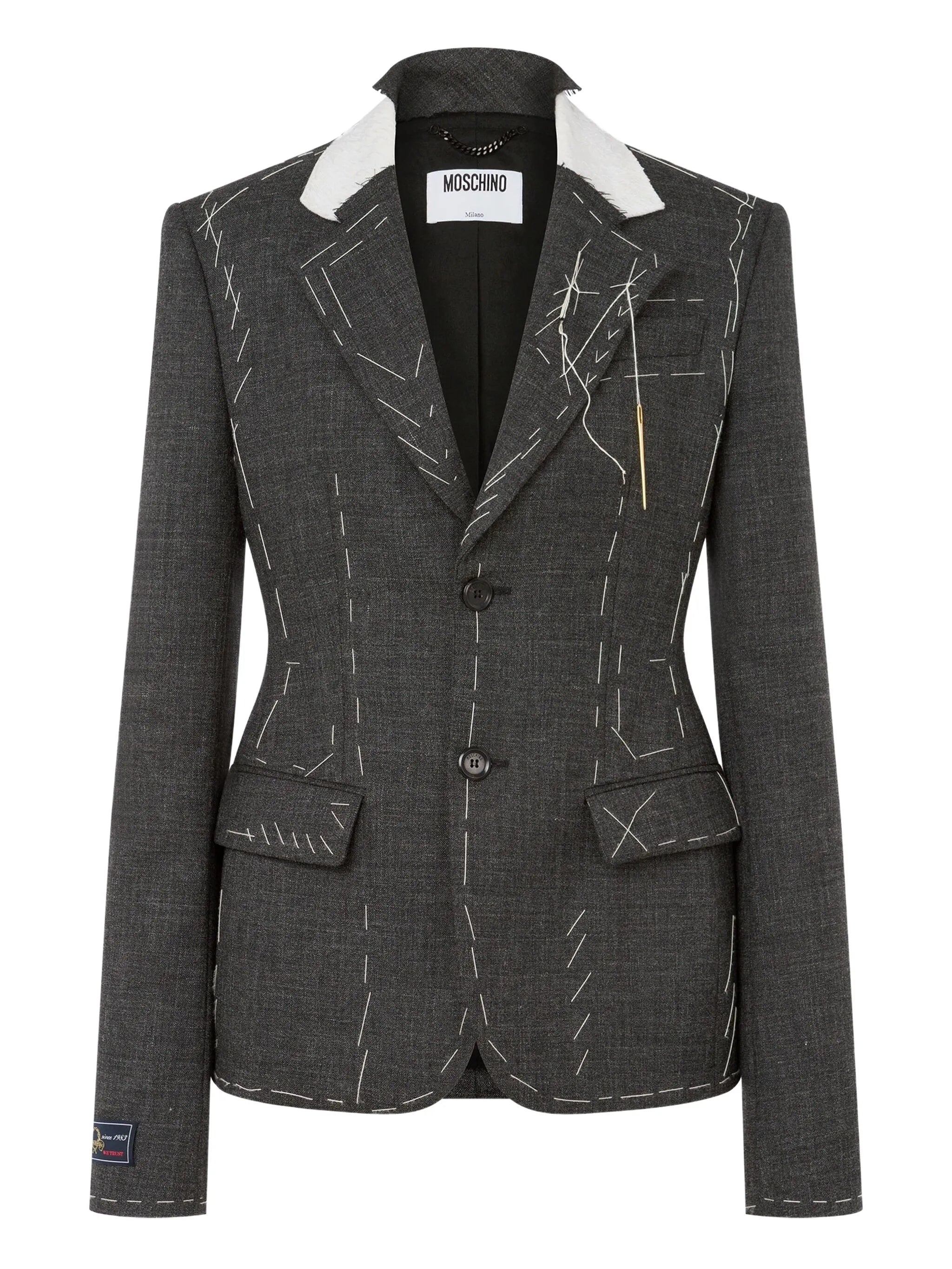 MOSCHINO COUTURE Wool Blazer for Women - FW25 Collection