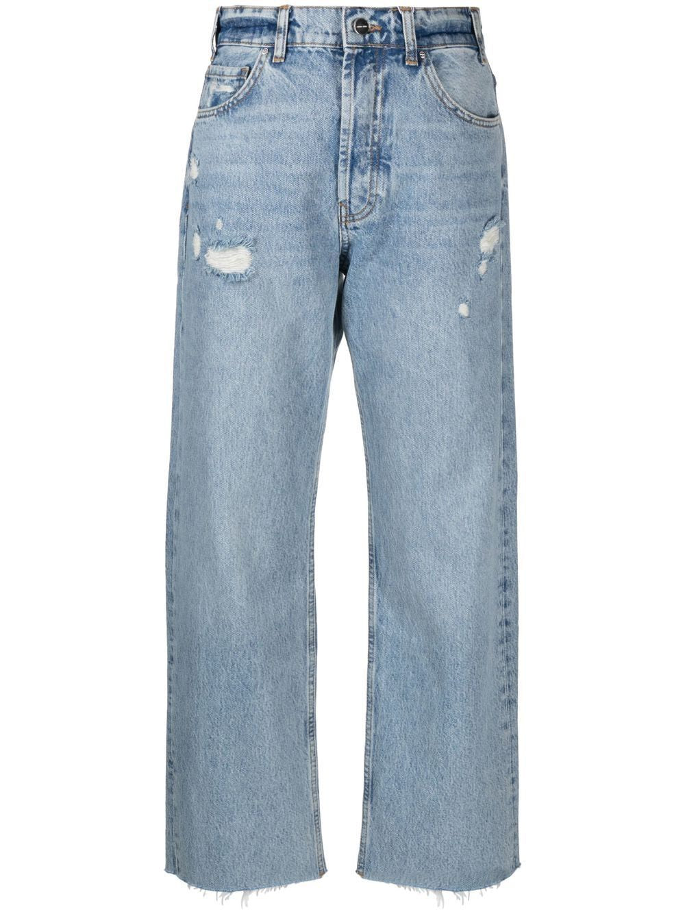ANINE BING Gavin High-Waisted Denim Pants for Women