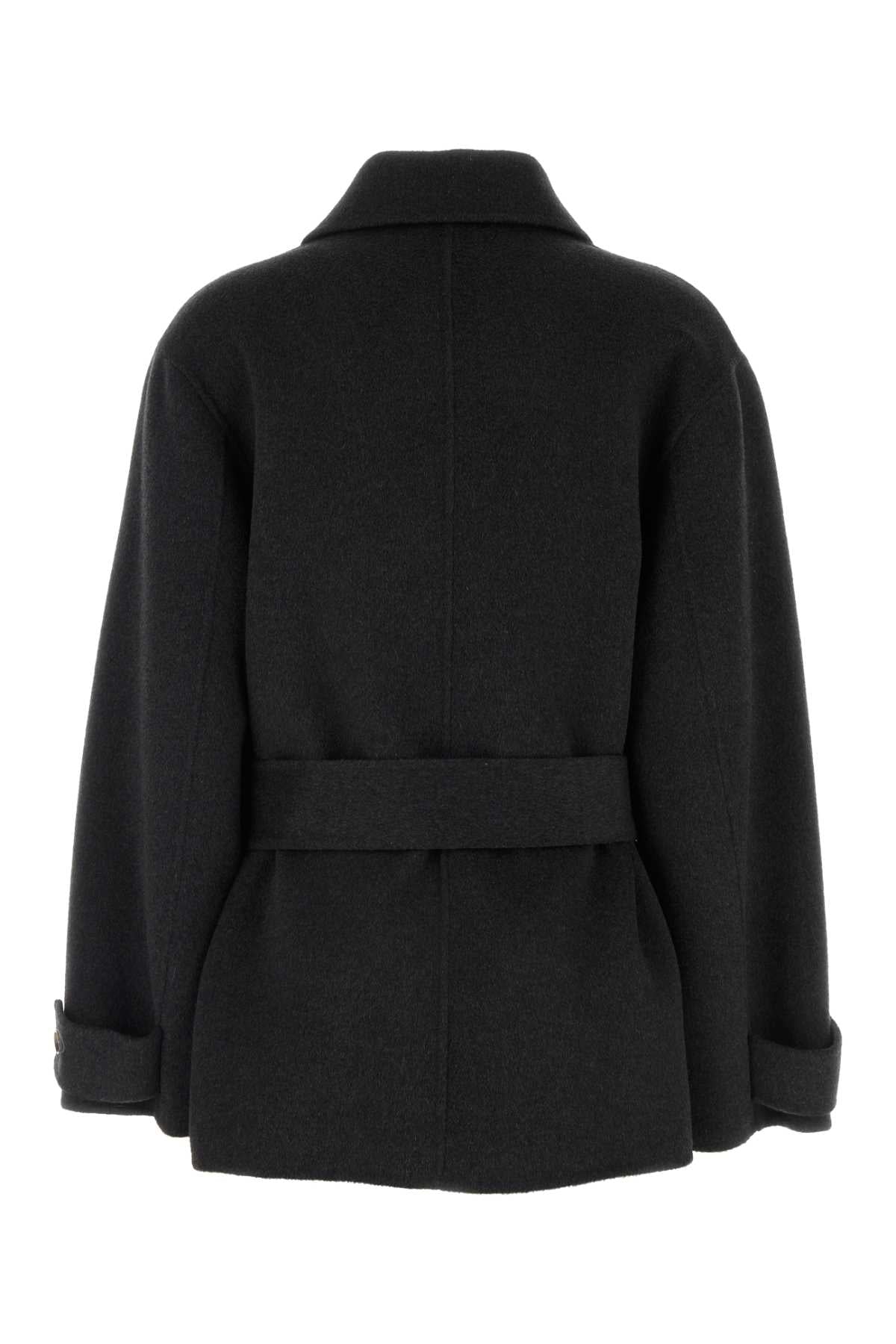 PHILOSOPHY DI LORENZO SERAFINI Wool Jacket for Women - Elegant Long Outerwear