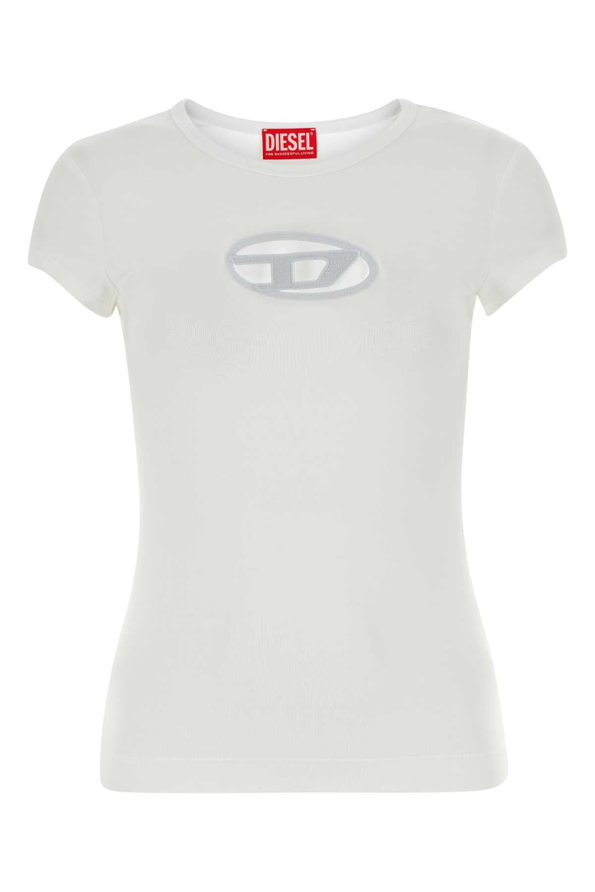DIESEL Mini Peekaboo Logo Round Neck T-Shirt - Size S