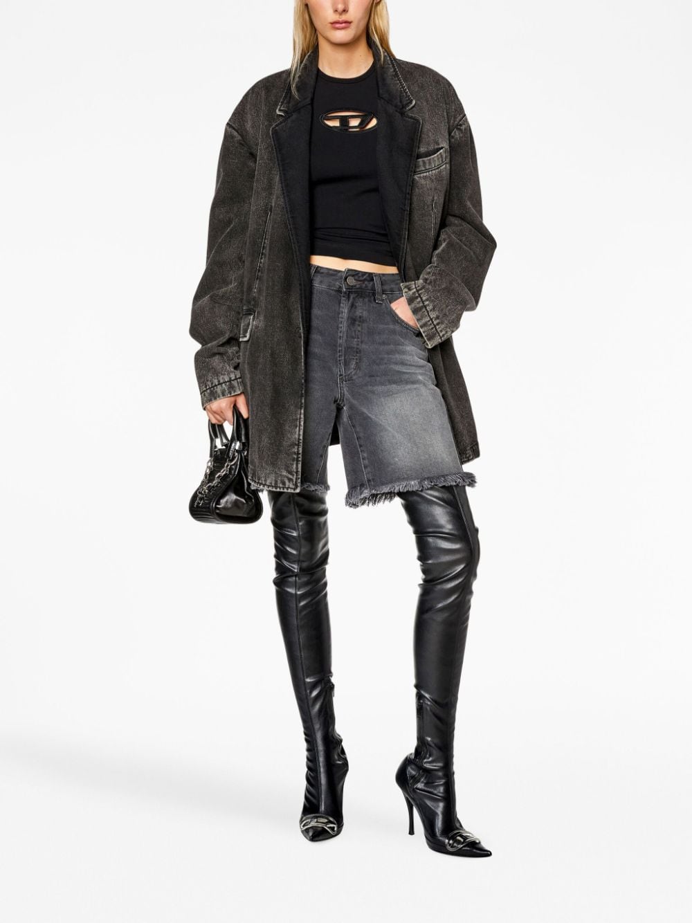 DIESEL Women's T-Angie Mini Tee - Size S