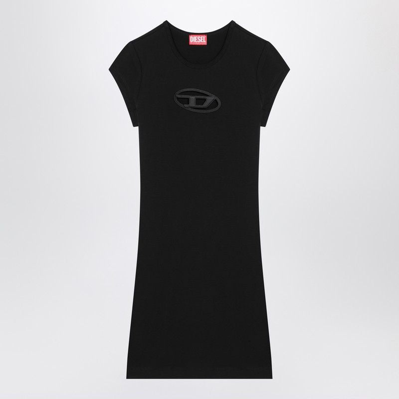 DIESEL Chic Mini Dress with Front Logo Detail