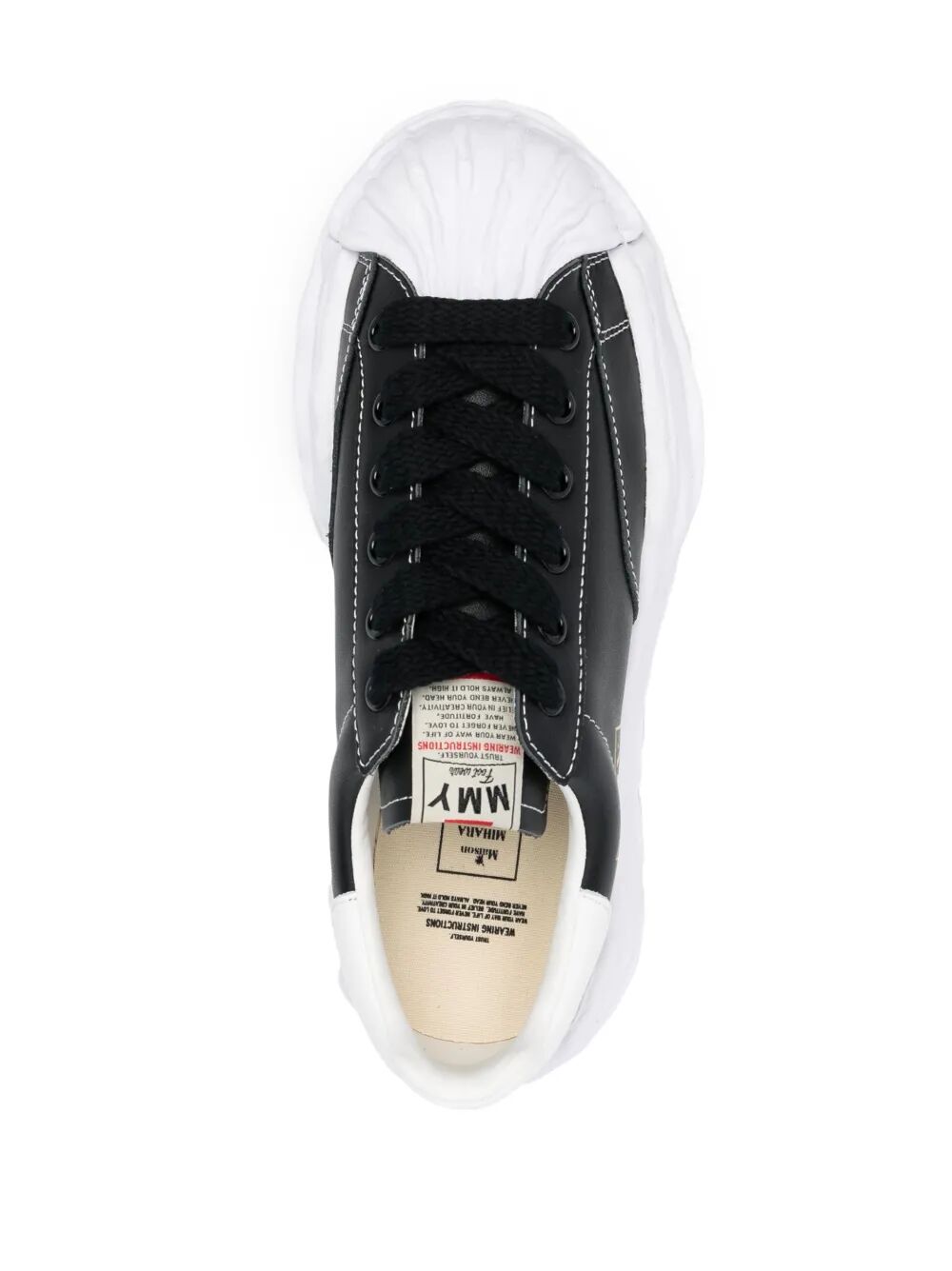 MAISON MIHARA YASUHIRO	 Blakey Original Sole Leather Low-Top Sneakers