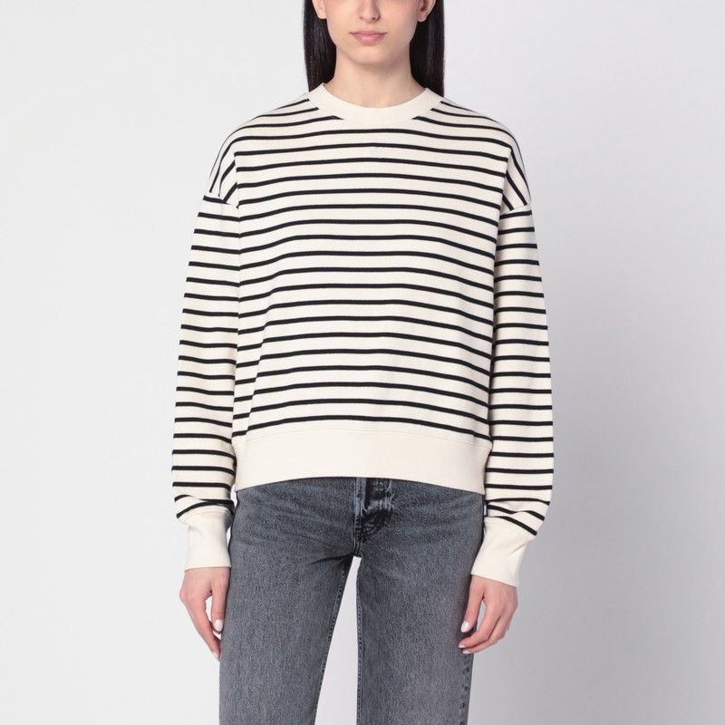 ANINE BING Striped Dean Sweatshirt - Relaxed Fit for Women