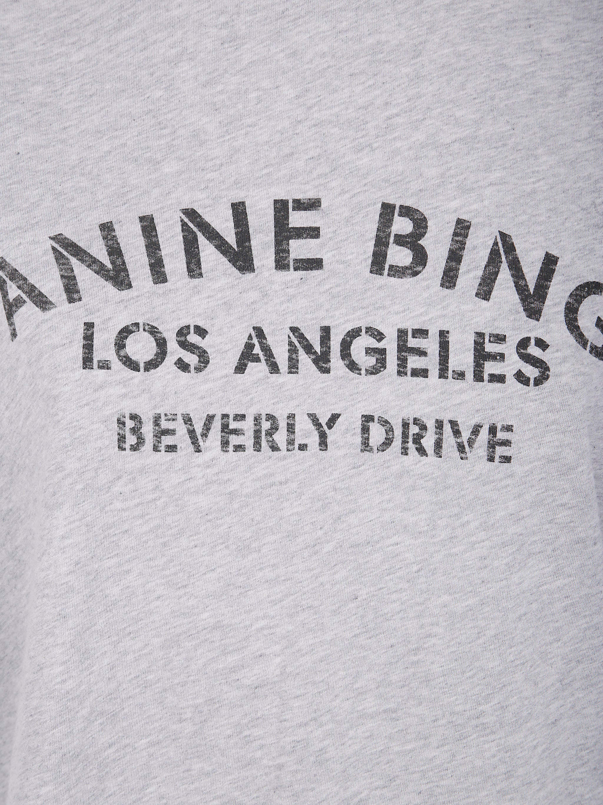 ANINE BING Cohen Tee Los Angeles Stencil T-Shirt