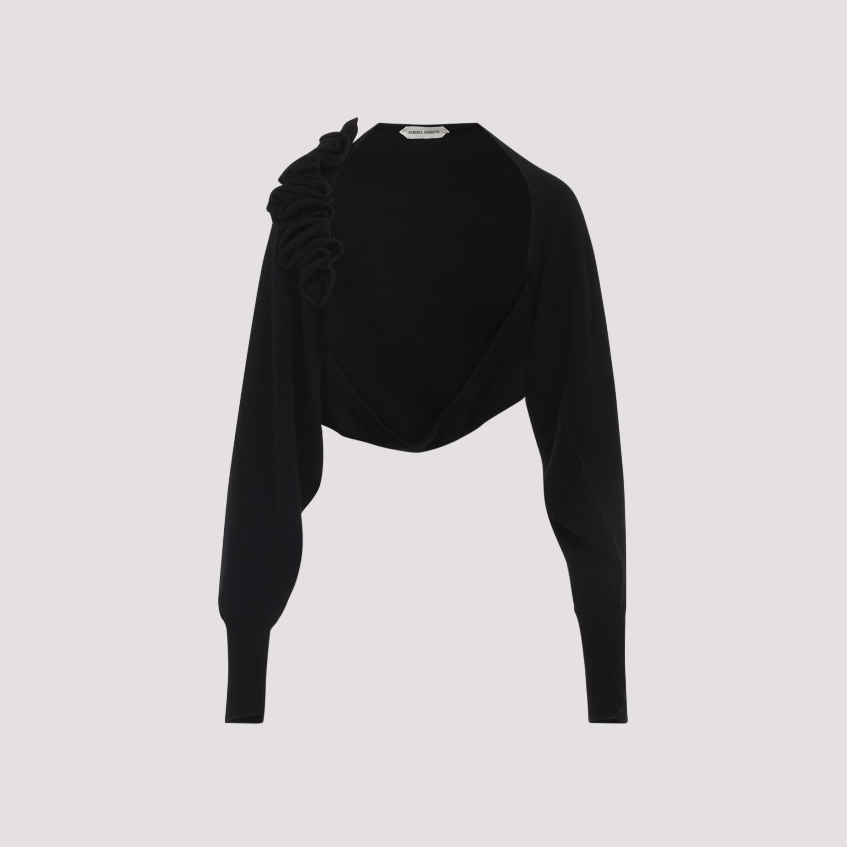 ALBERTA FERRETI Elegant Wool Cardigan for Women