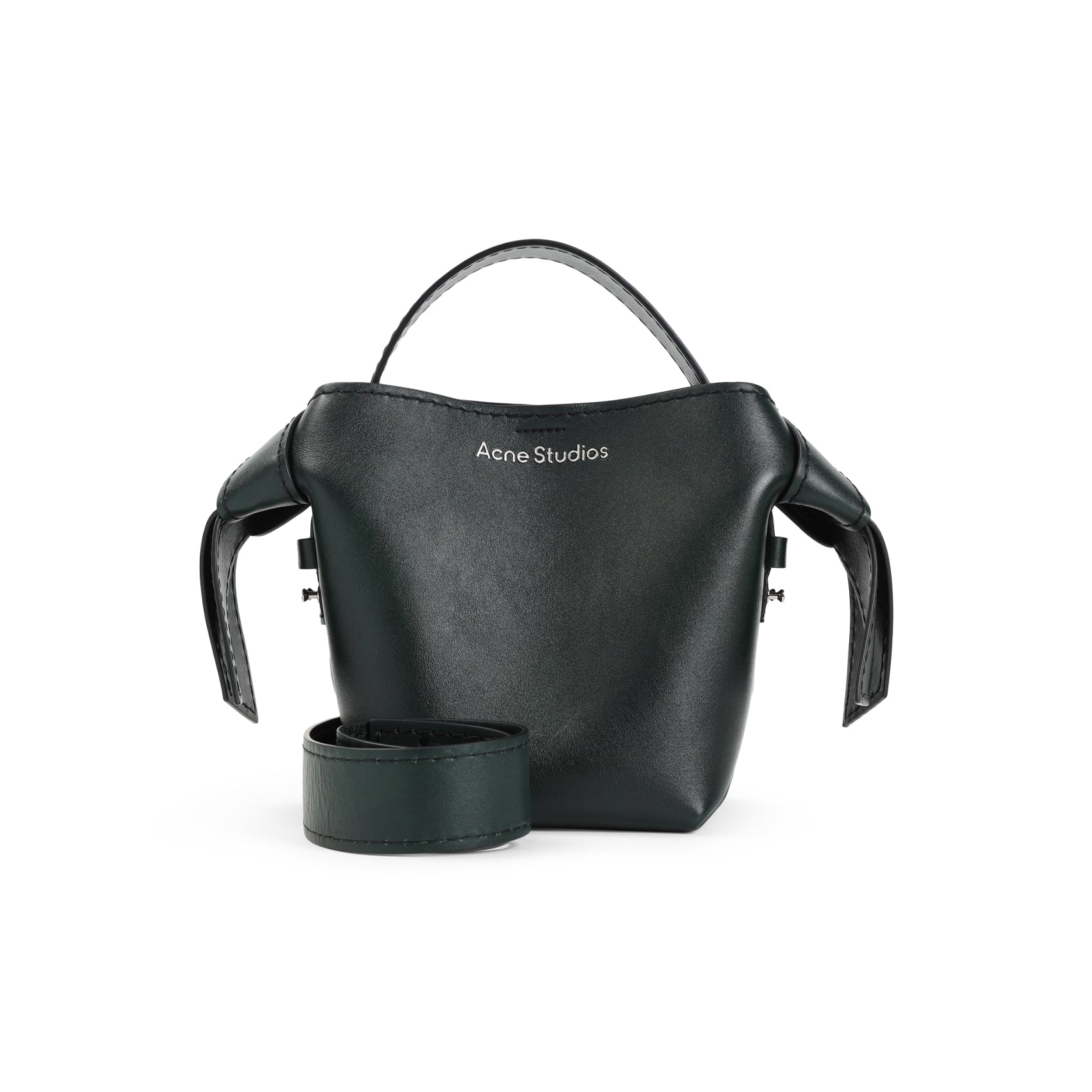 ACNE STUDIOS Calf Leather Crossbody Bag for Men - SS25 Collection