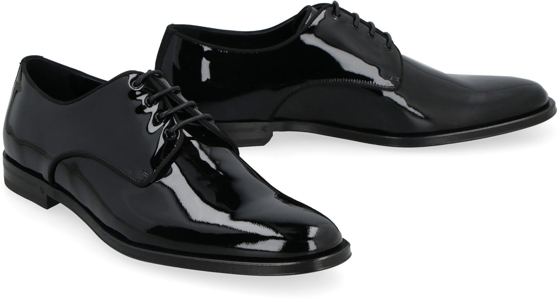 DOLCE & GABBANA Ultra-Stylish Lace-Up Shoes for Men
