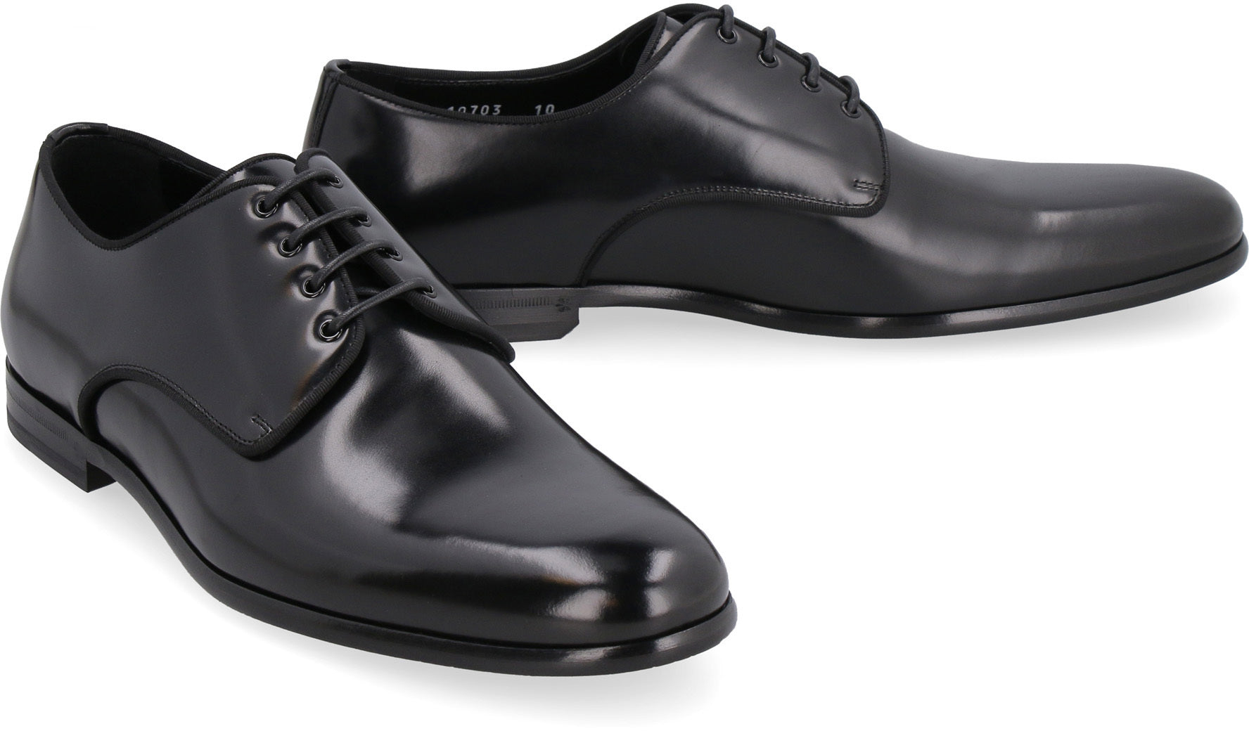 DOLCE & GABBANA Leather Lace-Up Shoes for Men