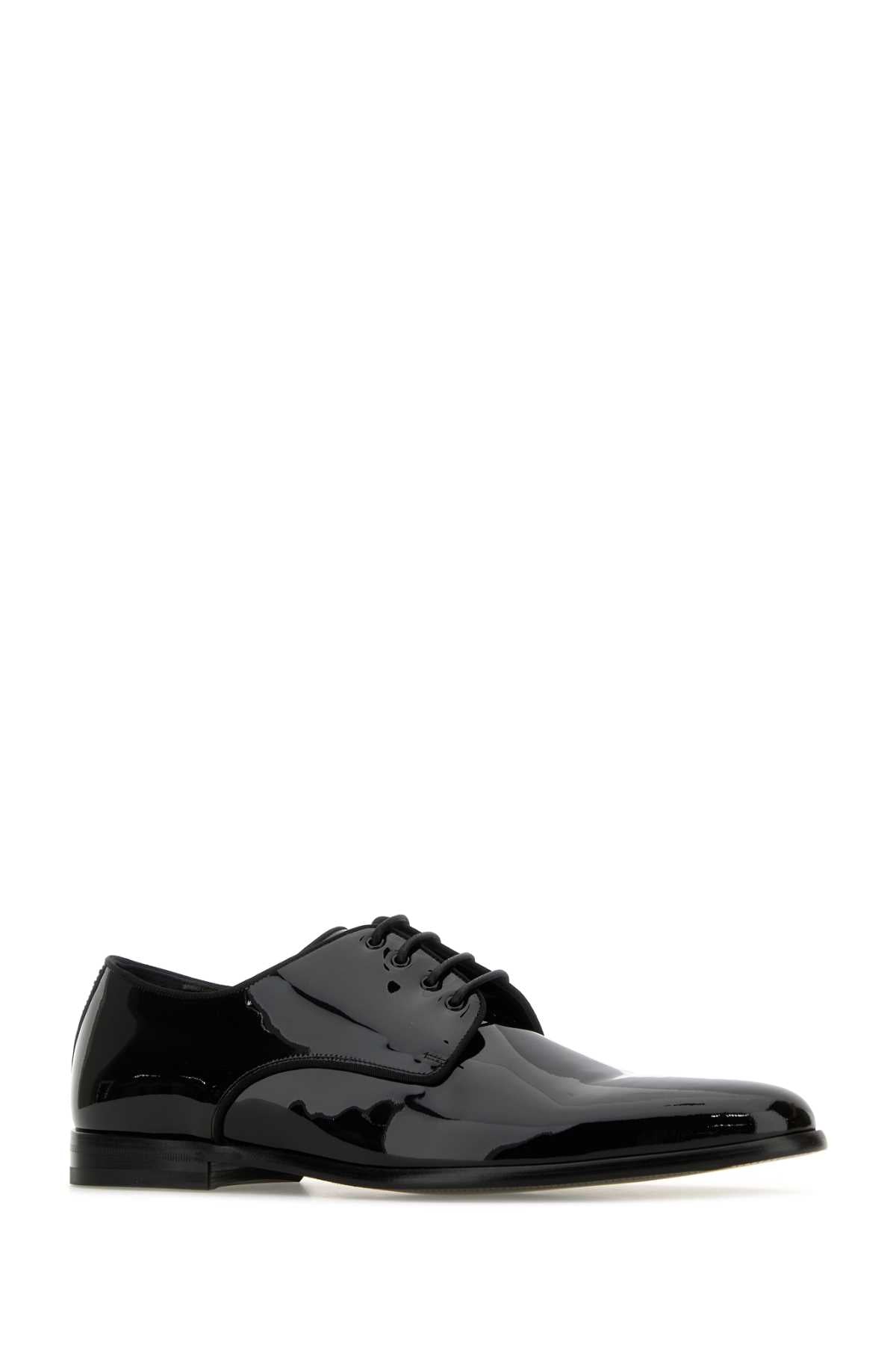 DOLCE & GABBANA Elegant Leather Lace-Up Derby Shoes