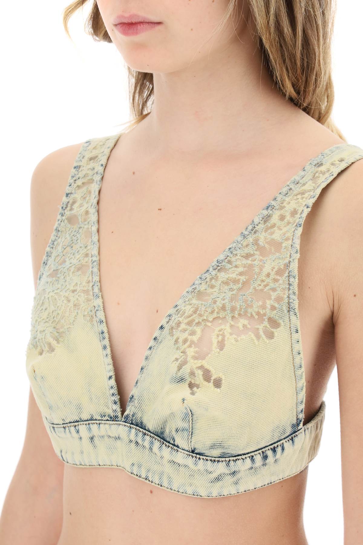 DIESEL Women's Mini Denim Top