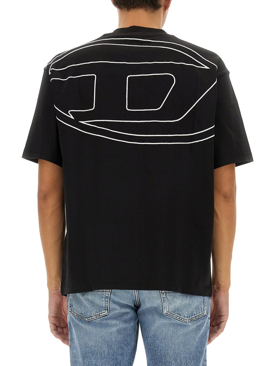 DIESEL Classic Cotton T-Shirt for Men - FW25 Collection