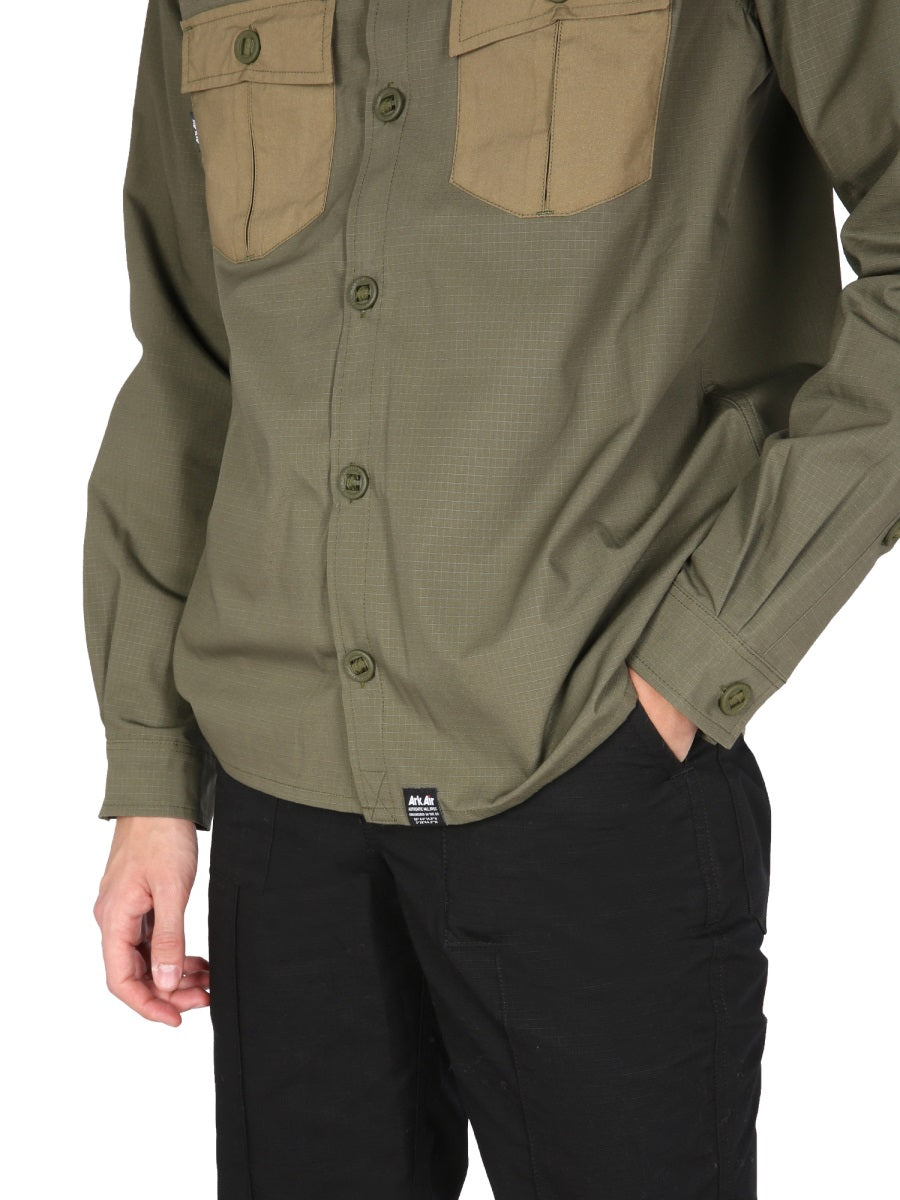 ARKAIR Utility Shirt with Pointed Collar for Men