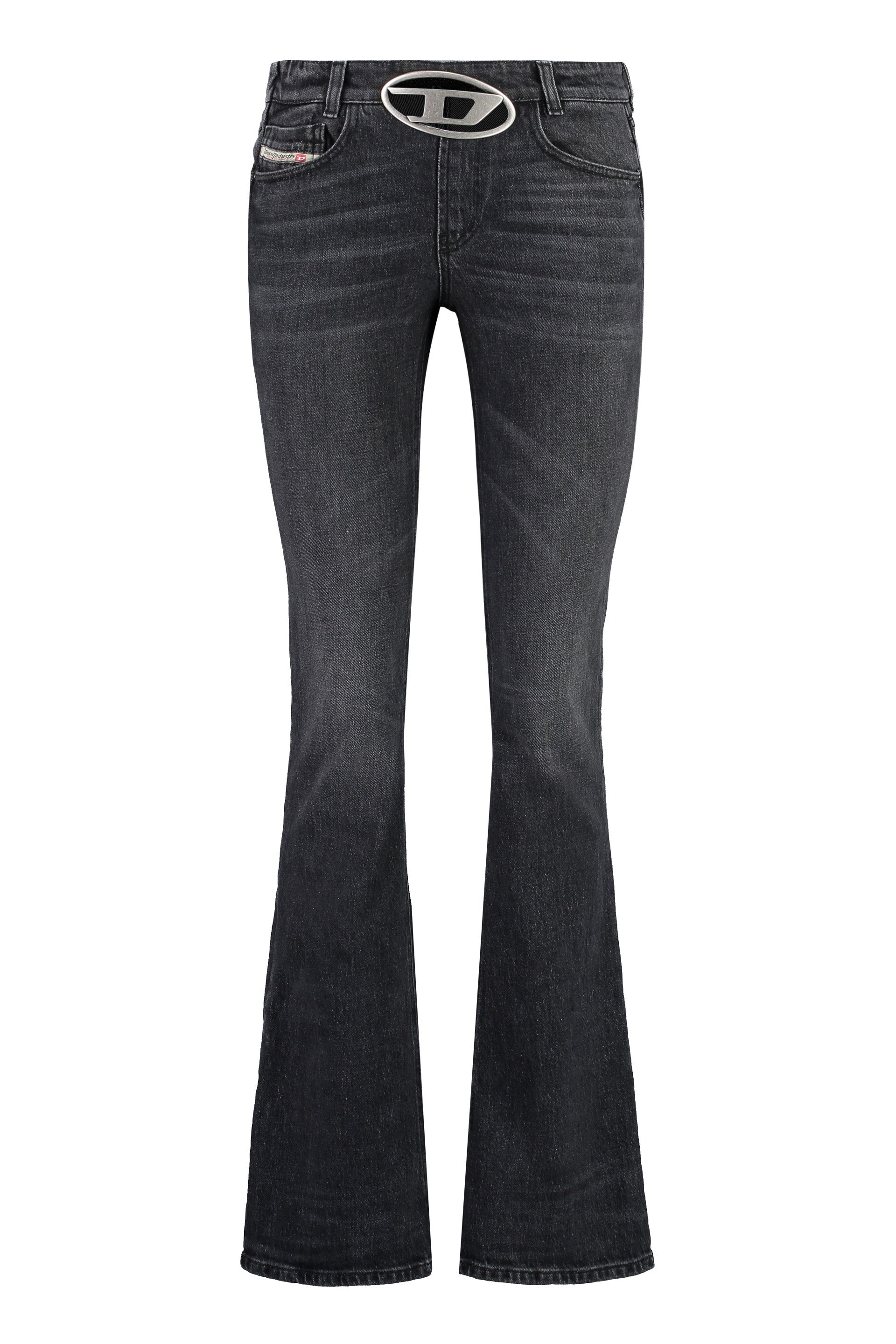 DIESEL Bootcut Jeans with Oval D Front Detail - Slim Fit