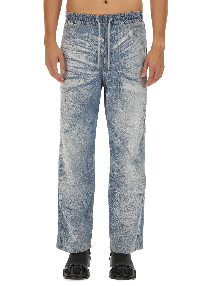 DIESEL Relaxed Fit Denim Jeans - Size L