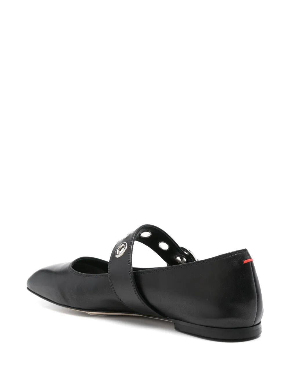 AEYDE Eyelet Nappa Leather Ballerina Flats