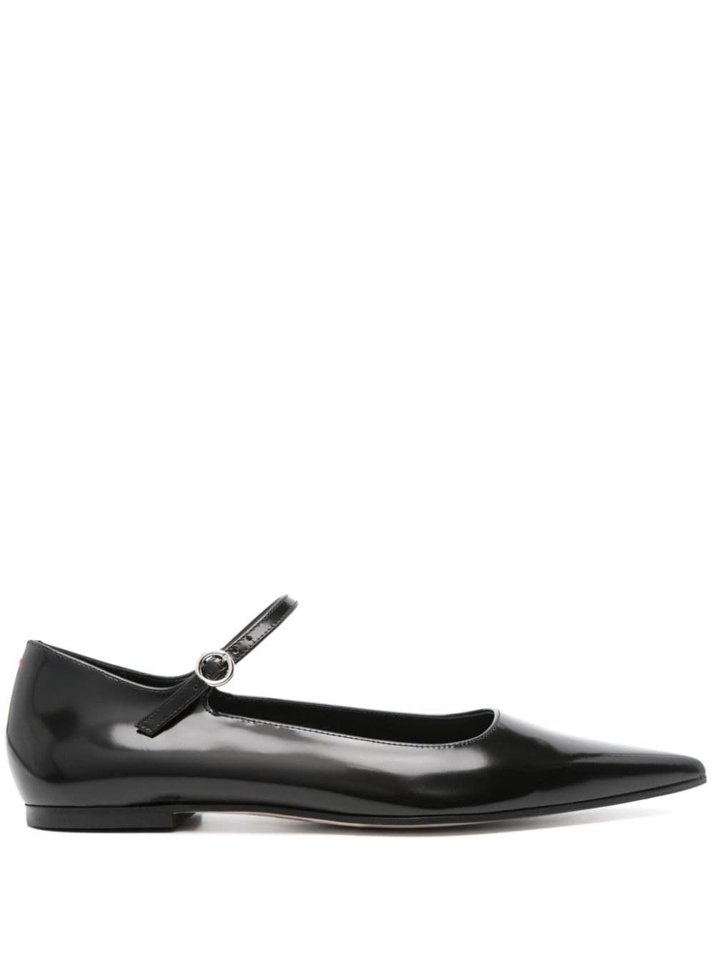 AEYDE Leather Ballerina Flats