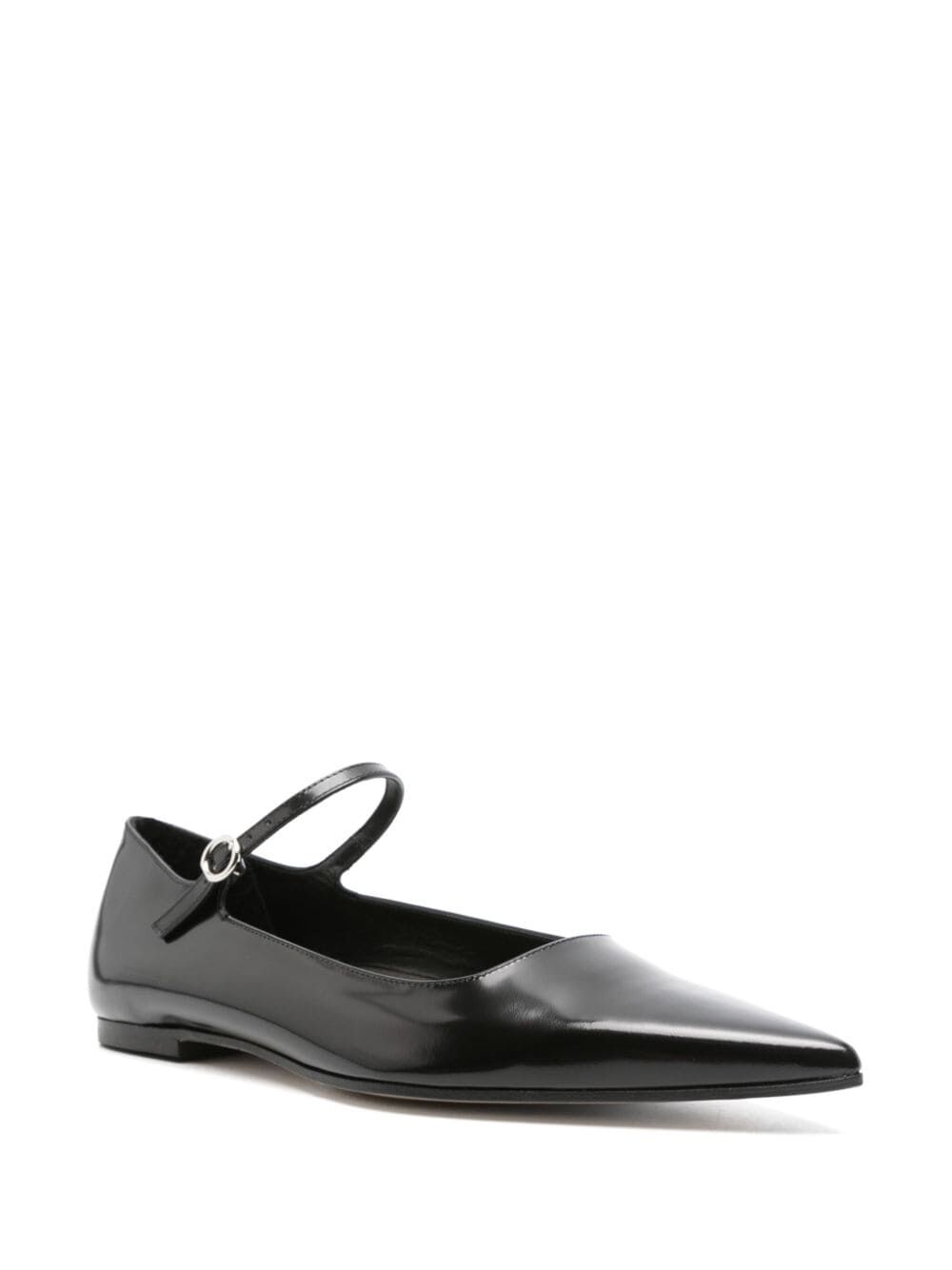 AEYDE Leather Ballerina Flats
