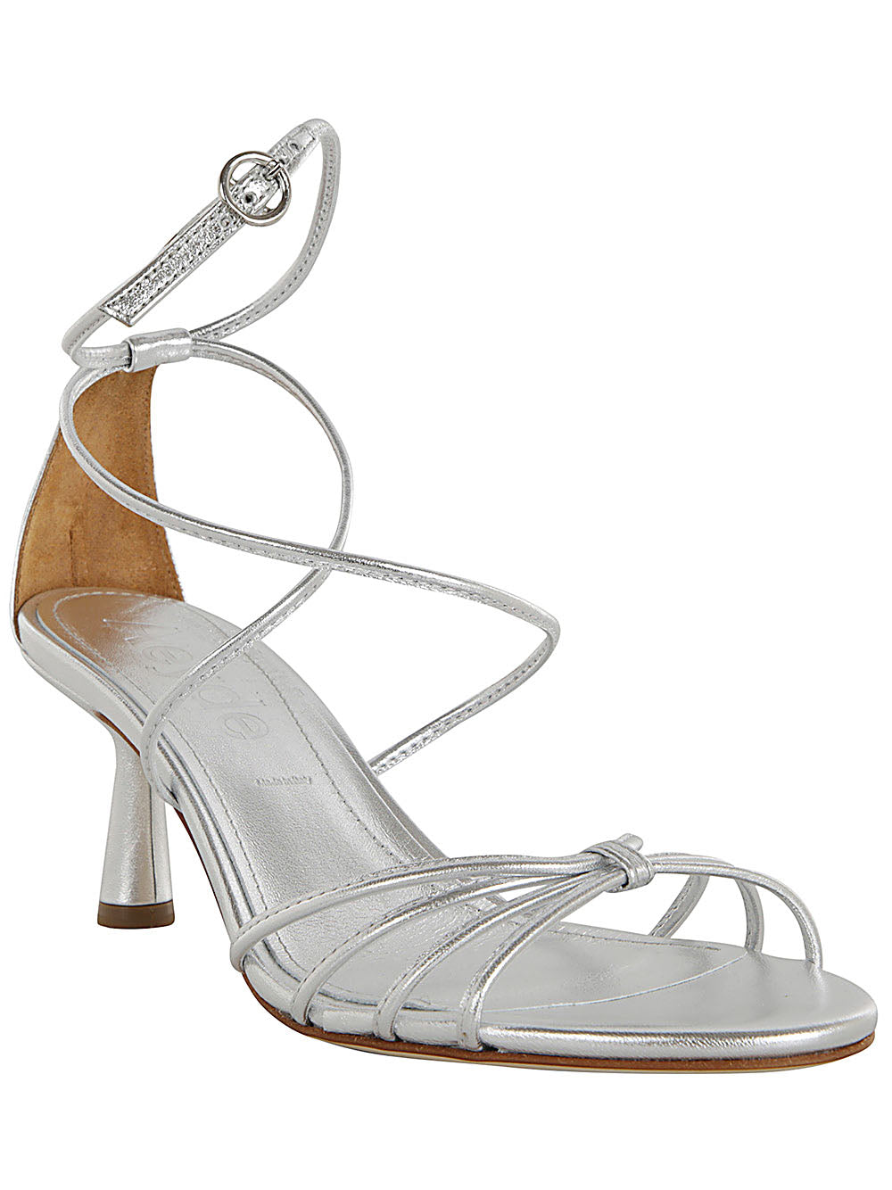 AEYDE Laminated Nappa Leather Sandals