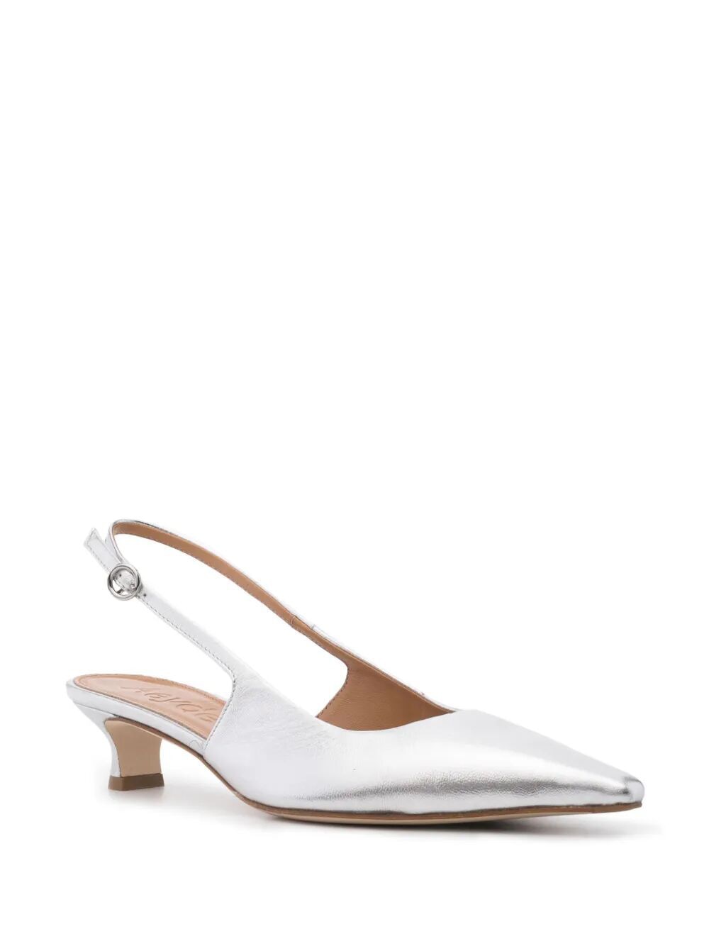 AEYDE Laminated Nappa Leather Mini Sandals for Women