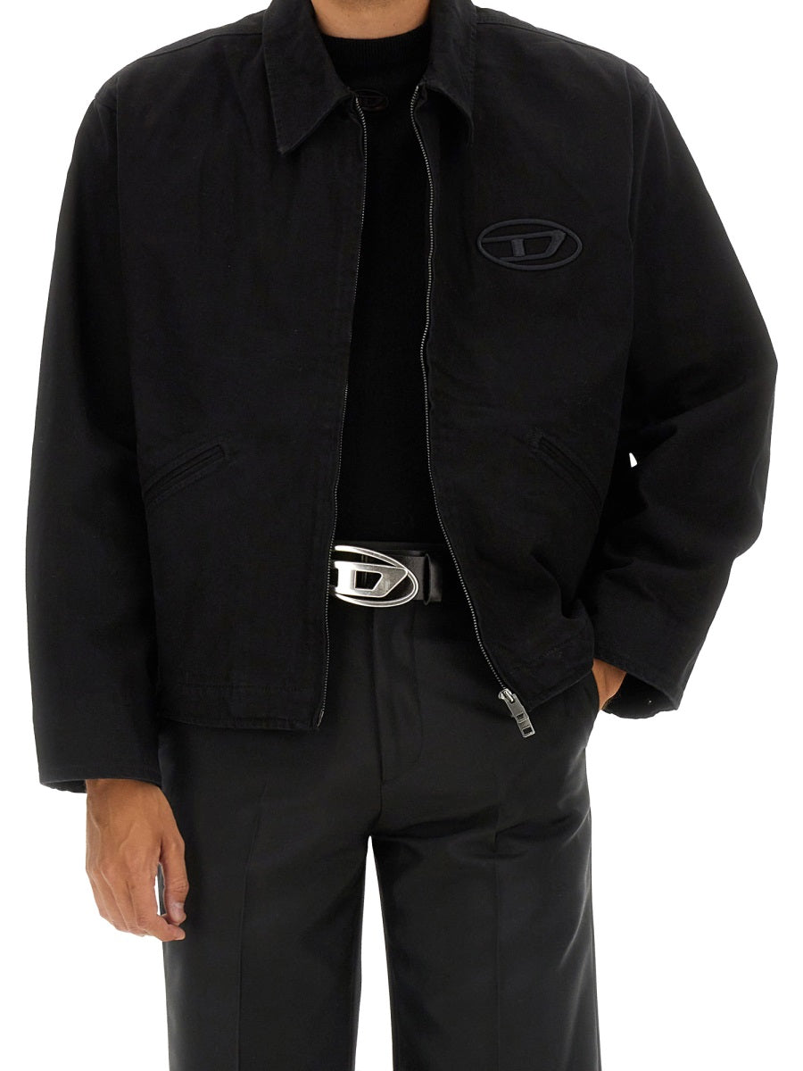 DIESEL Regular Fit Wool-Cashmere Blend T-Shirt - Size L