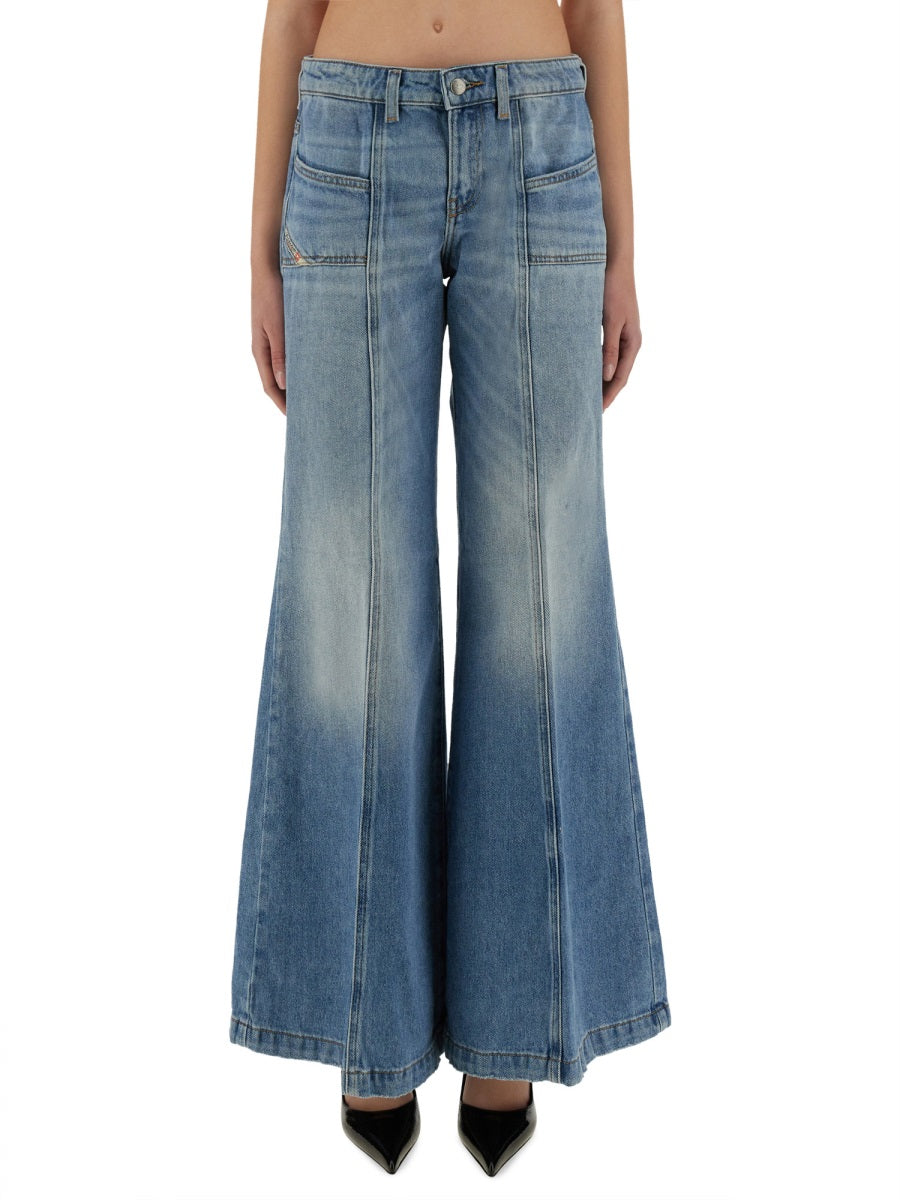 DIESEL Flare Fit Jeans - Size 26