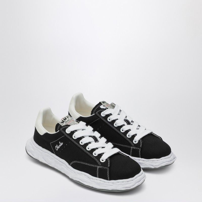 MAISON MIHARA YASUHIRO	 Charles OG Black Canvas Sneaker