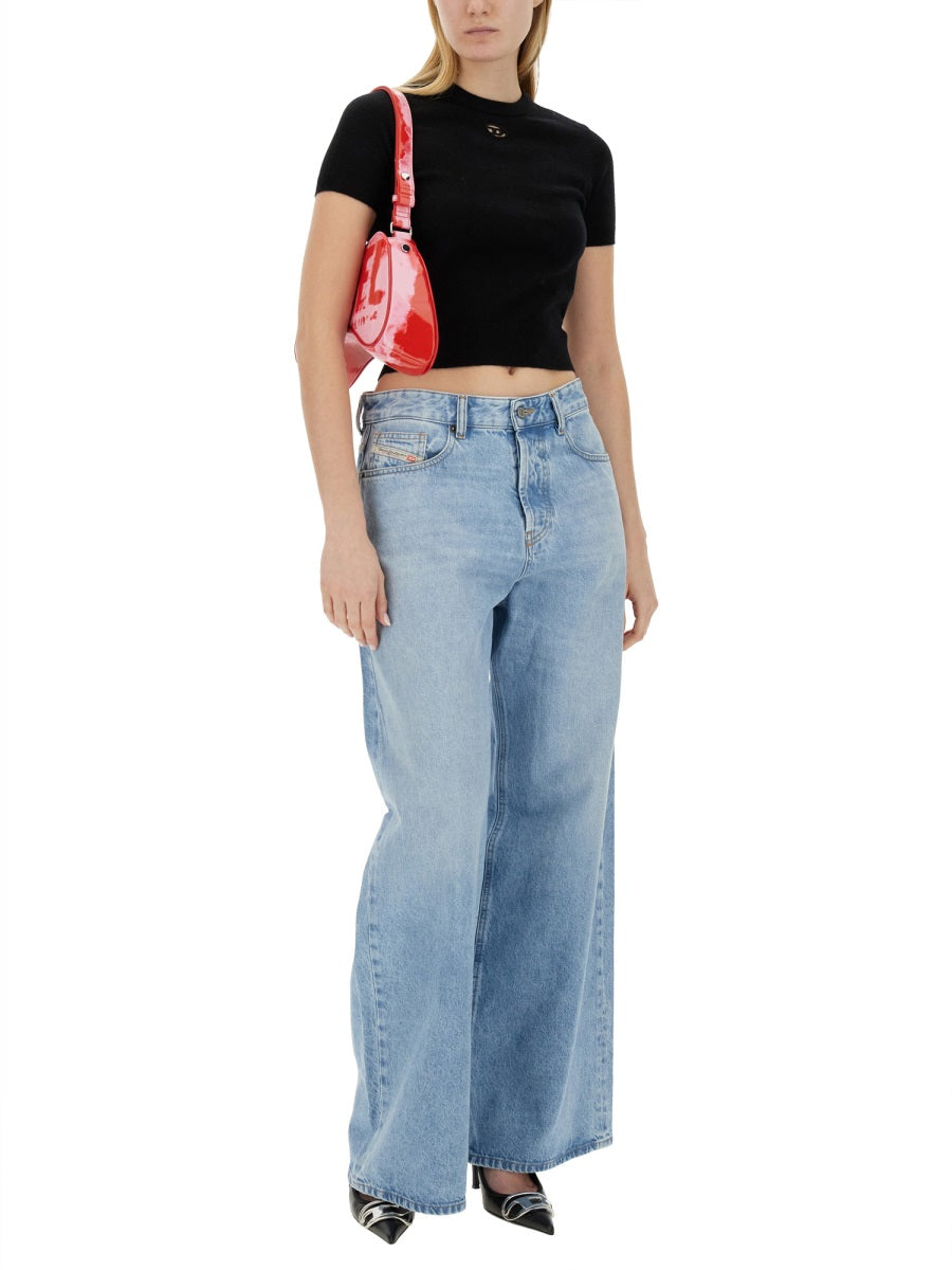 DIESEL Slim Fit Wool Cashmere Blend Women's Jersey (Size S)