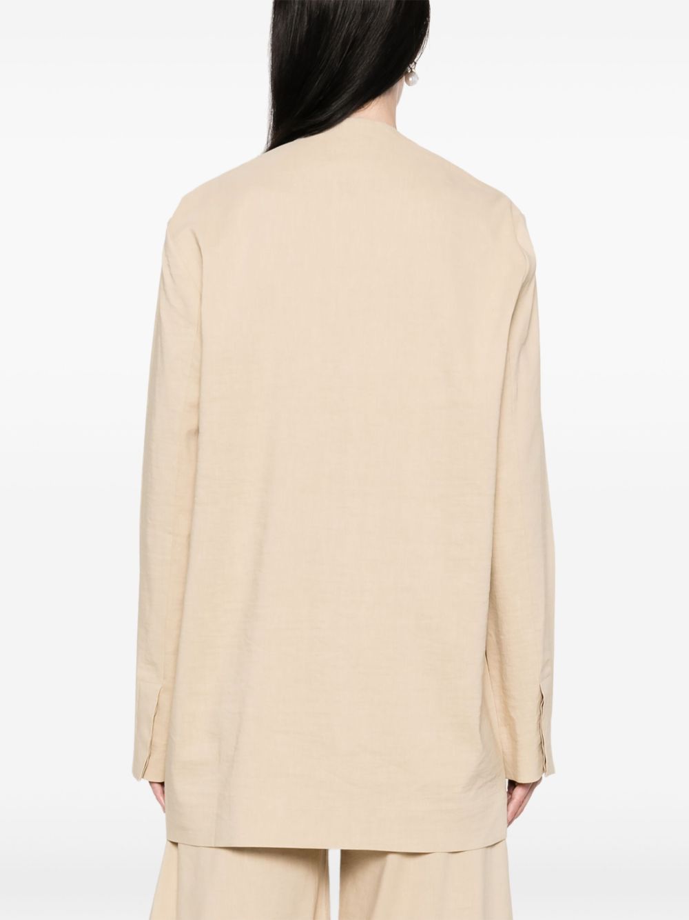 CORTANA Women's Open Front Hemp Blend Jacket