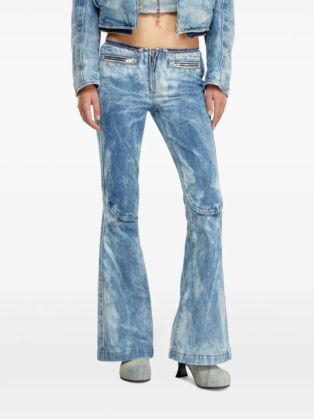 DIESEL Women's Classic Cotton Jeans - SS24 Fit