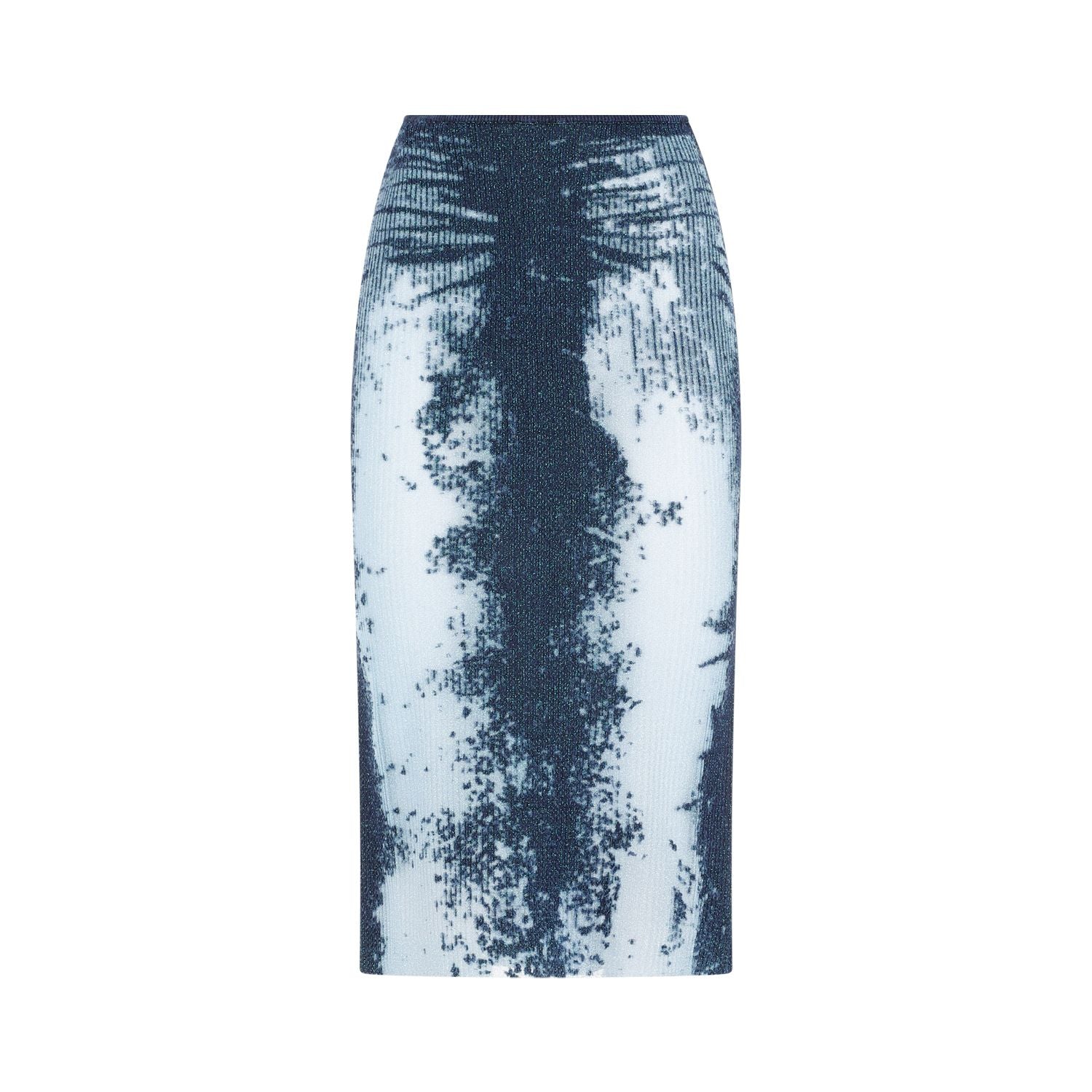 DIESEL Women's Mini Cotton Skirt with Metallic Fiber