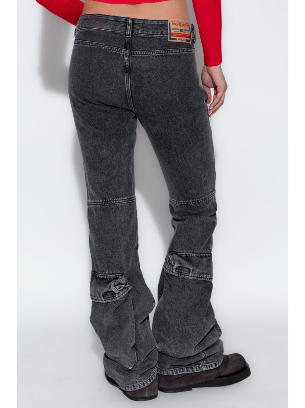 DIESEL Flared Denim Cotton Jeans for Women - FW24