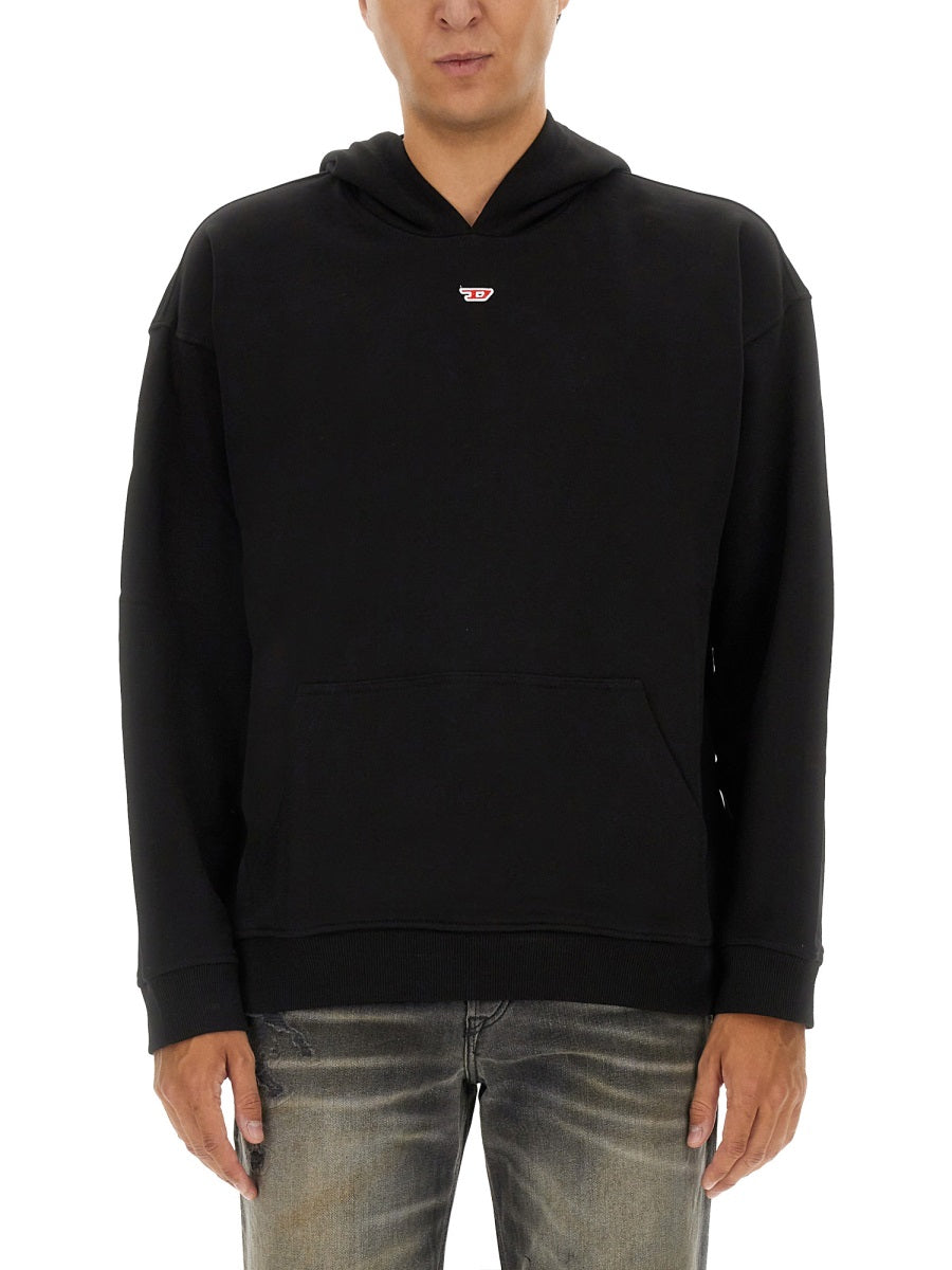 DIESEL Regular Fit Hoodie Sweatshirt for Men - Size S