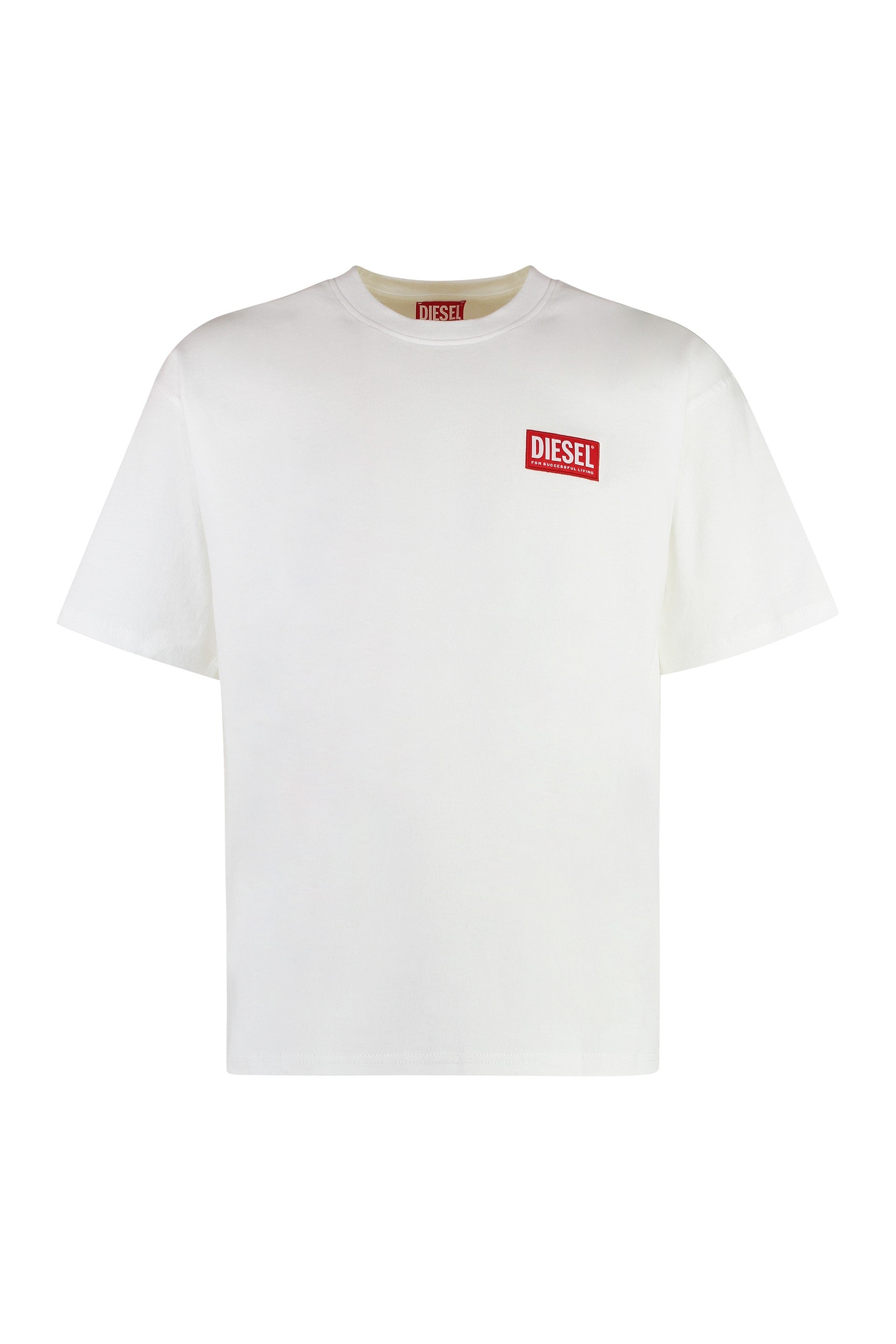 DIESEL Classic Cotton Crew-Neck T-Shirt