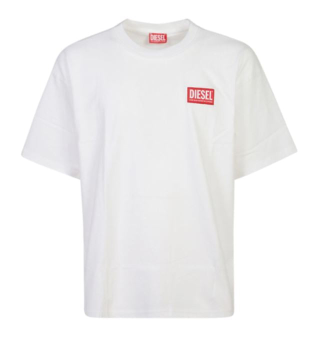 DIESEL Classic Cotton Crew-Neck T-Shirt