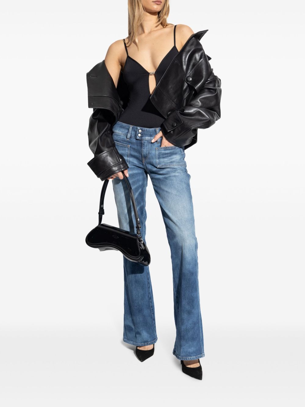 DIESEL Oval-D Mini Bodysuit with Adjustable Straps